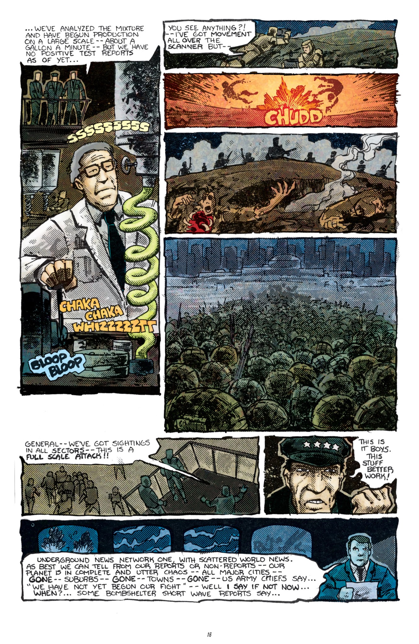 Read online Zombie War comic -  Issue #2 - 17