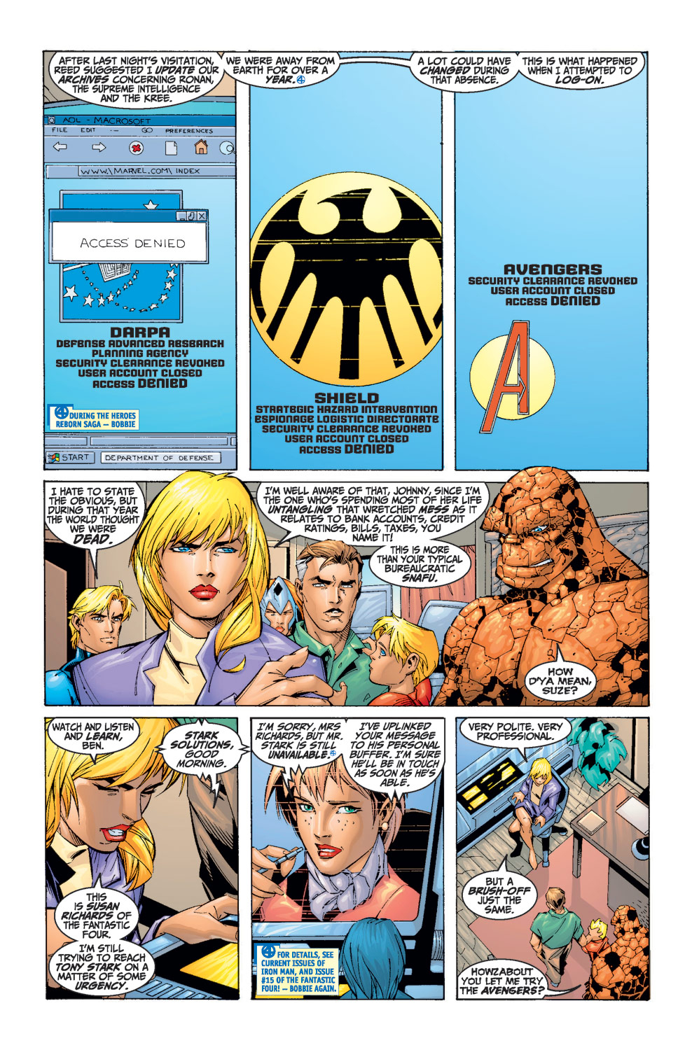 Read online Fantastic Four (1998) comic -  Issue #13 - 14