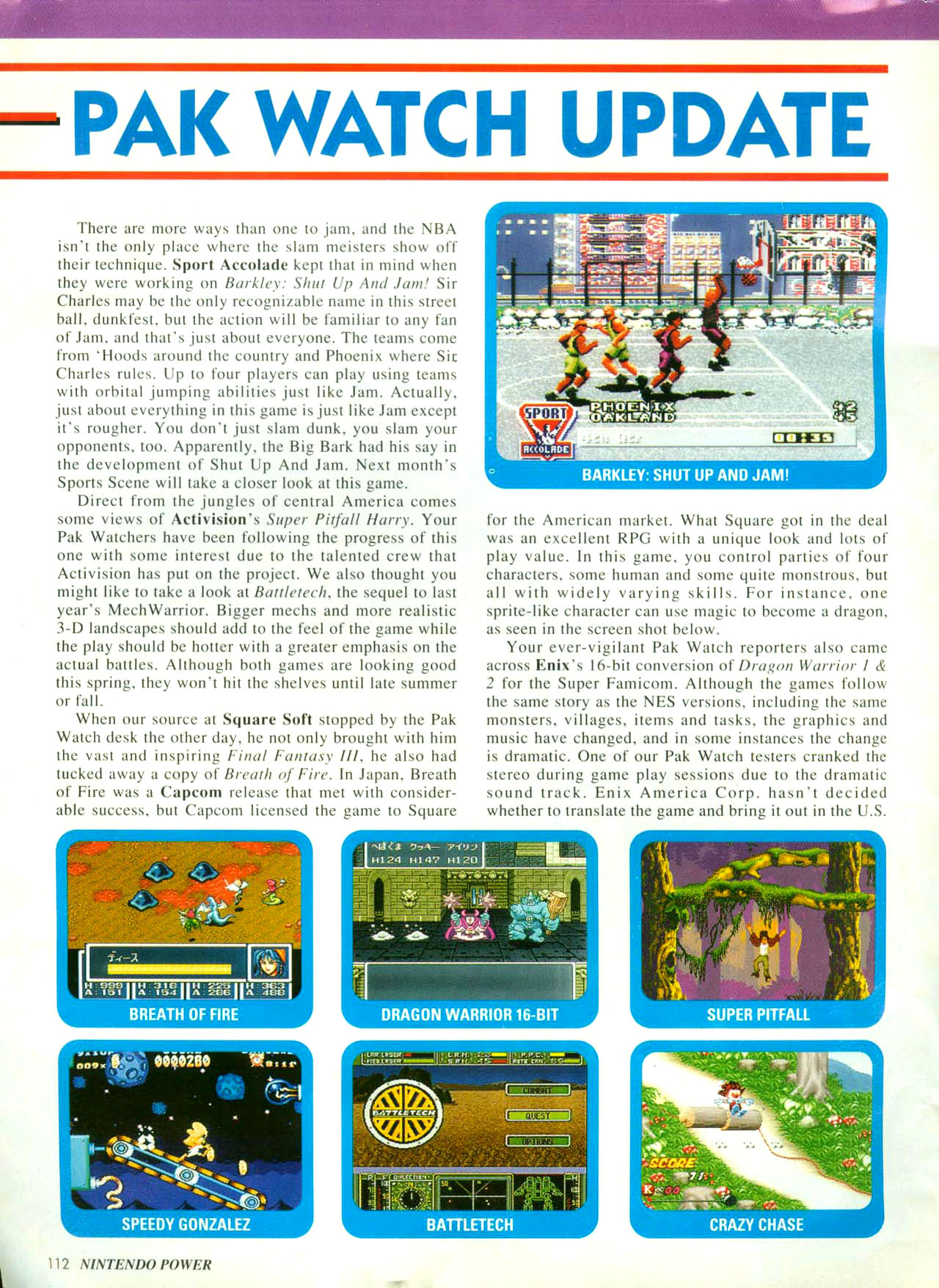 Read online Nintendo Power comic -  Issue #59 - 109