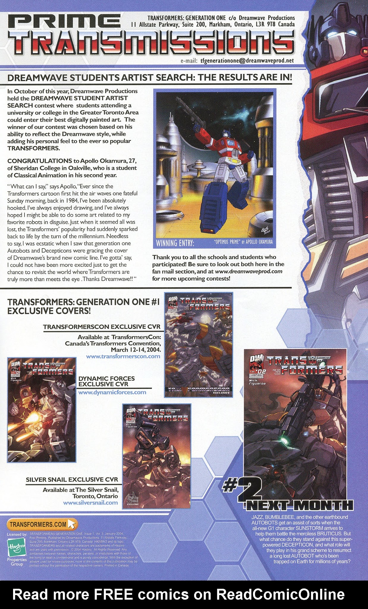 Read online Transformers: Generation 1 (2004) comic -  Issue #1 - 24
