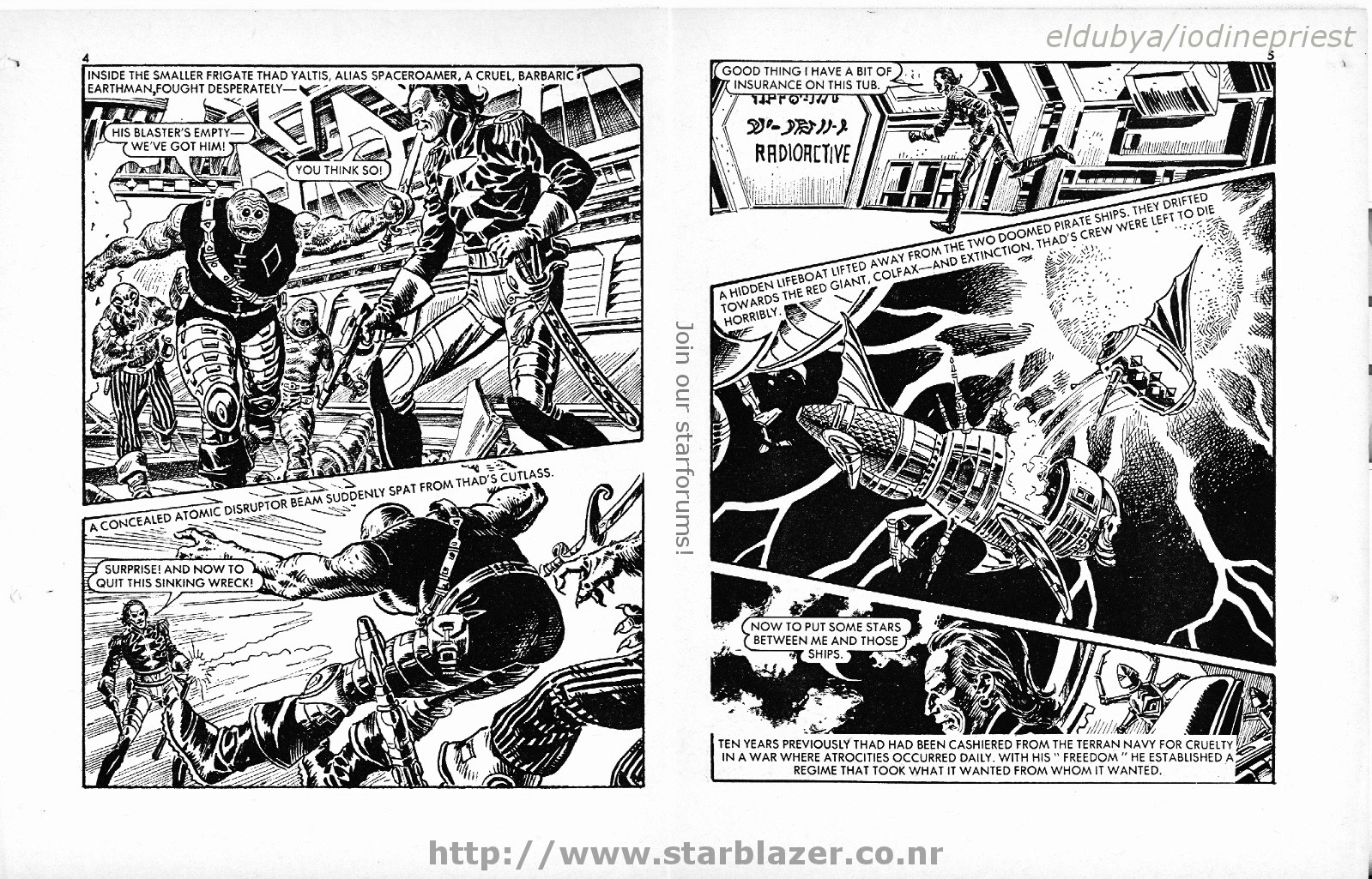 Read online Starblazer comic -  Issue #141 - 4