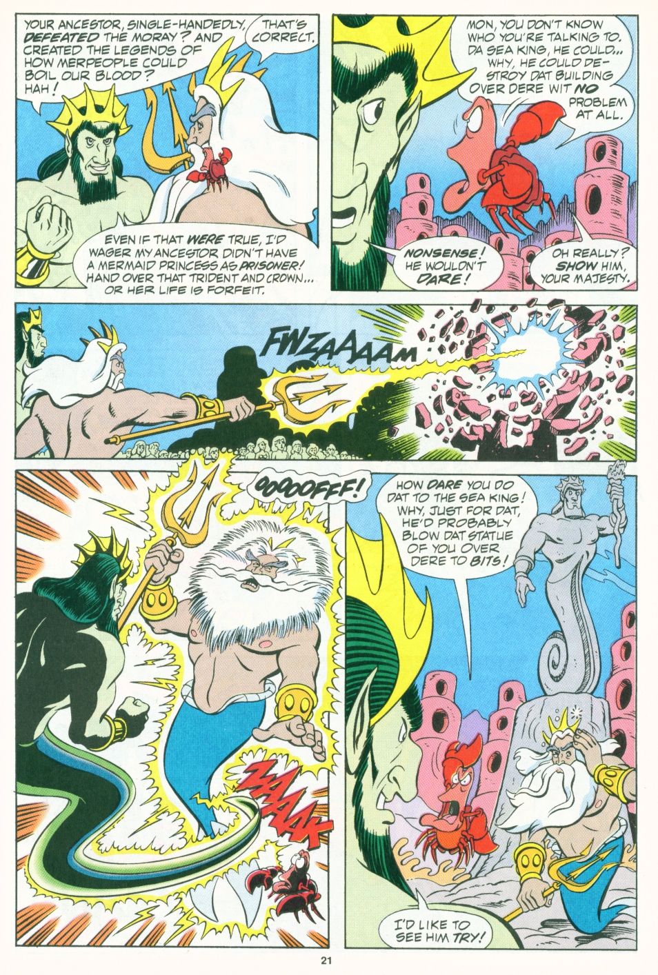 Read online Disney's The Little Mermaid Limited Series comic -  Issue #2 - 22