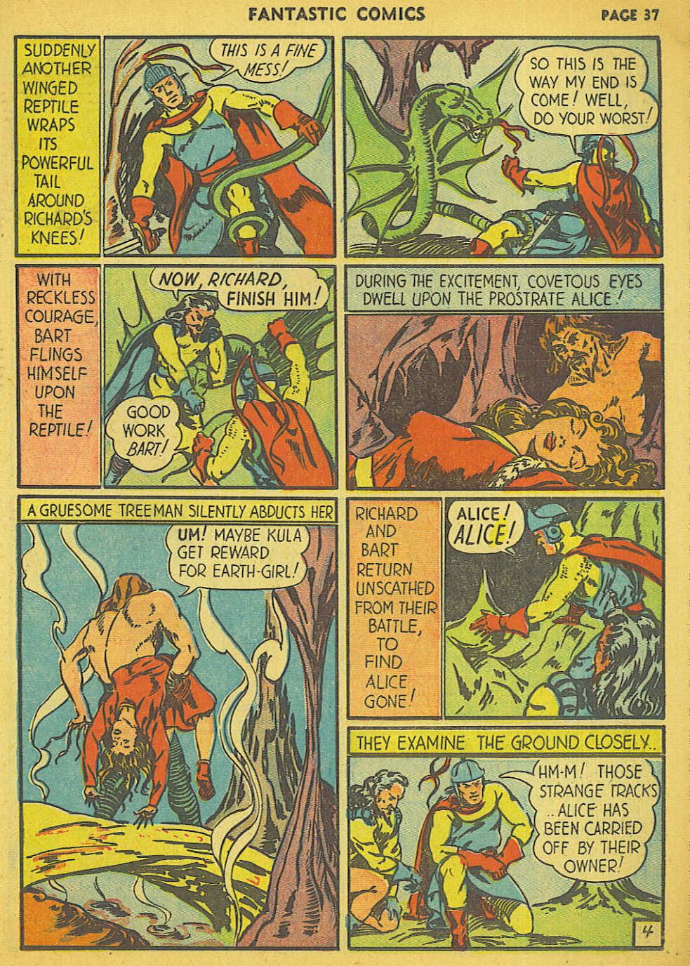 Read online Fantastic Comics comic -  Issue #15 - 30