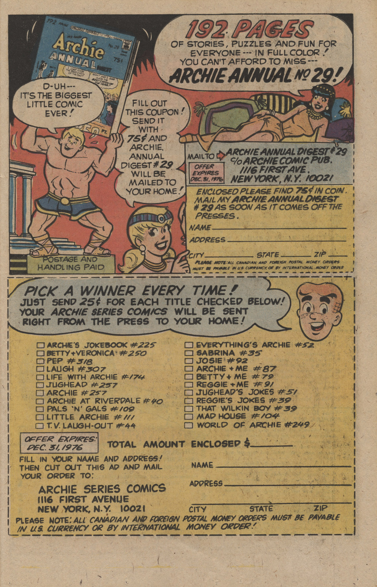 Read online Archie's Joke Book Magazine comic -  Issue #224 - 27