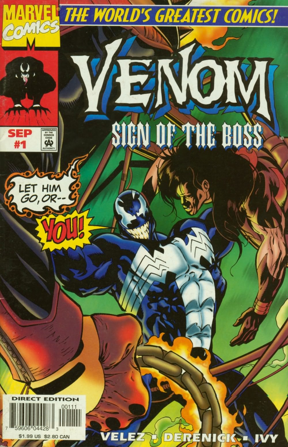 Read online Venom: Sign of the Boss comic -  Issue #1 - 1