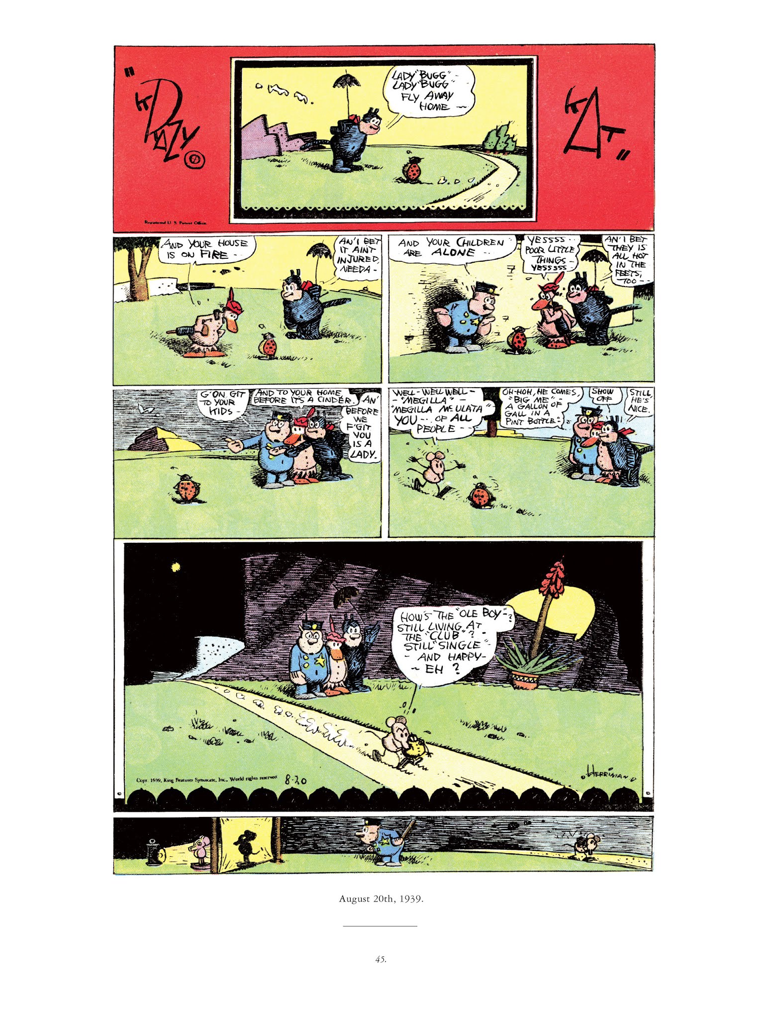 Read online Krazy & Ignatz comic -  Issue # TPB 11 - 45