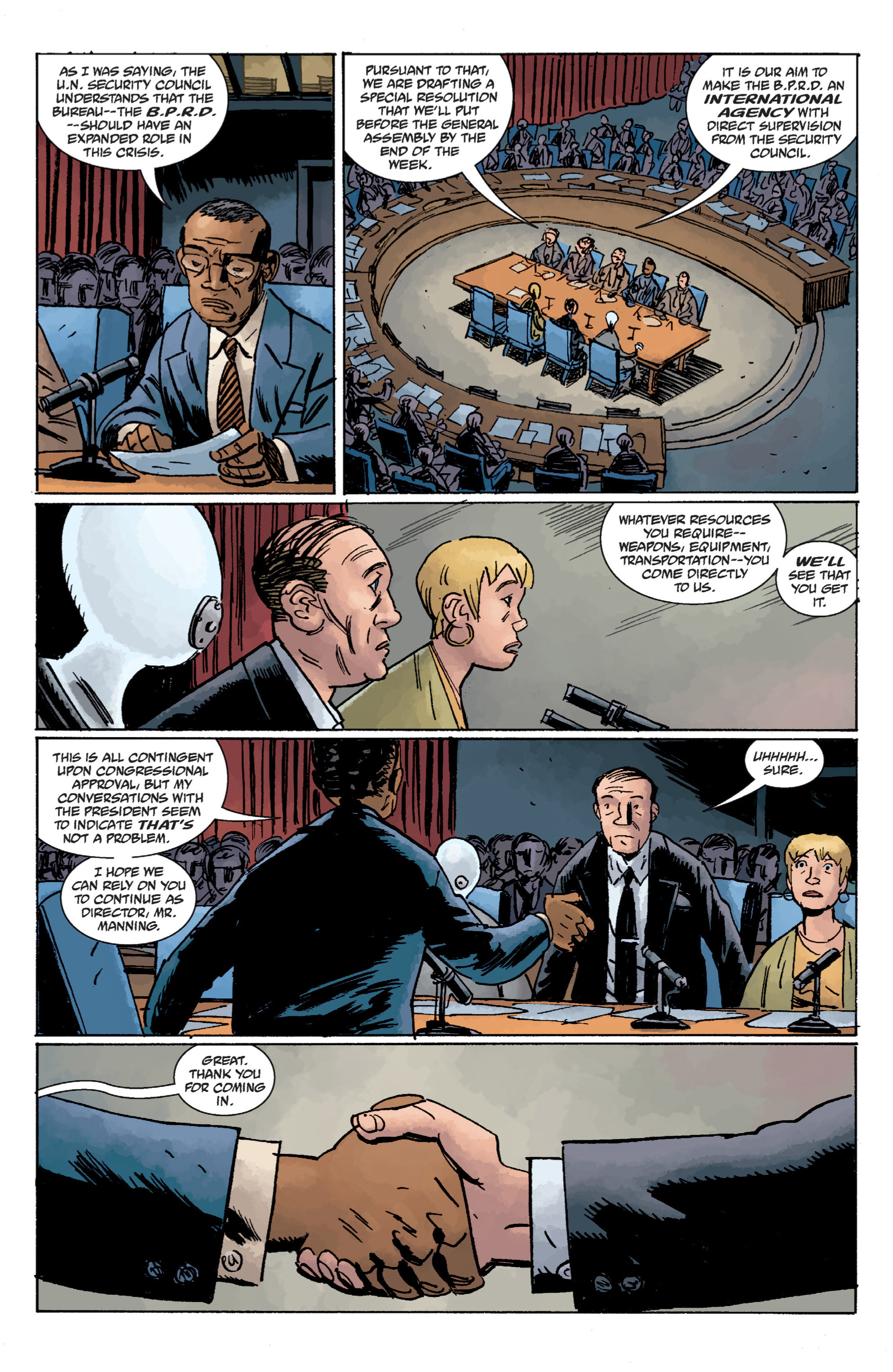 Read online B.P.R.D.: Hollow Earth and Other Stories comic -  Issue # TPB 14 - 110