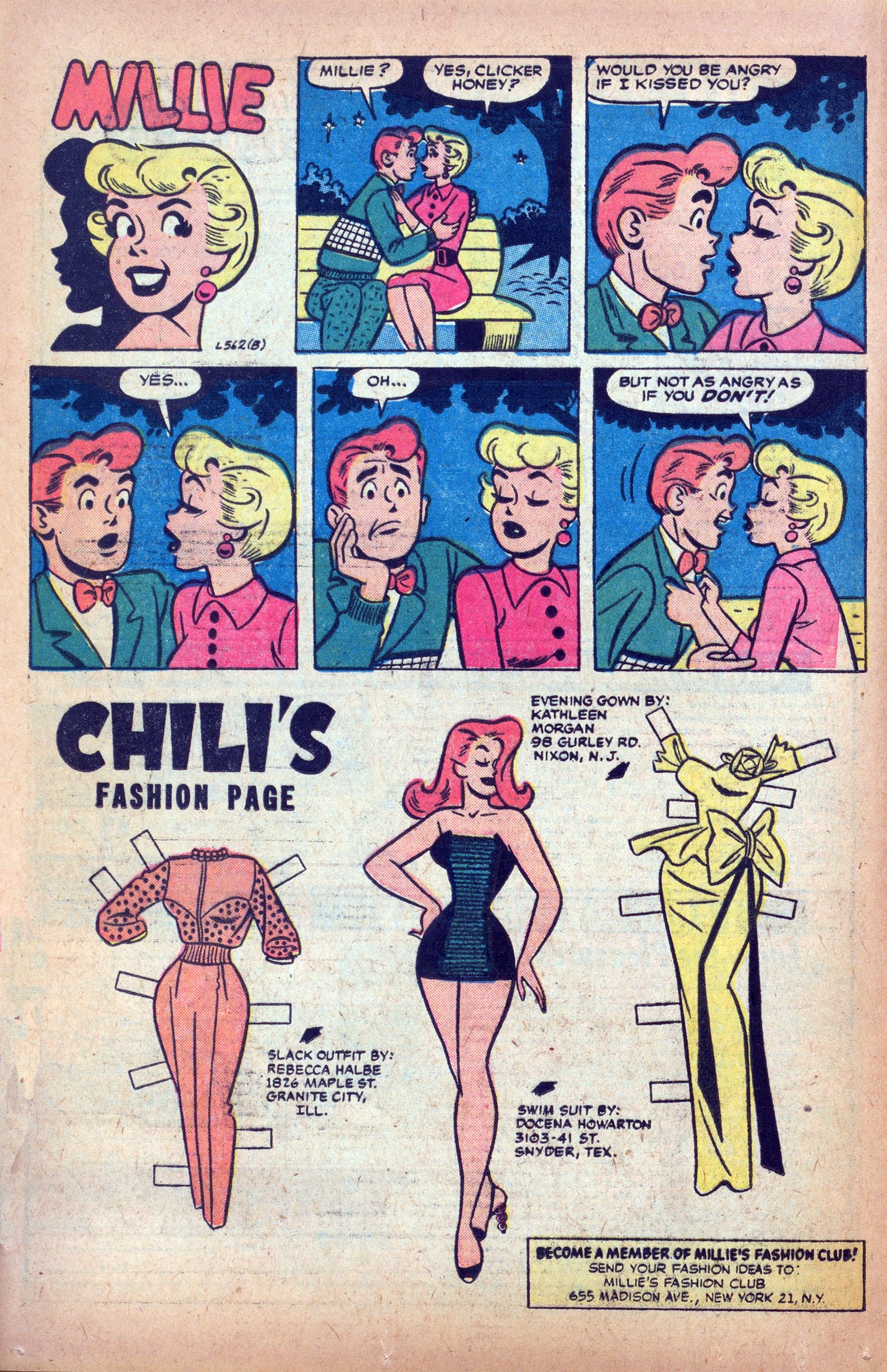 Read online Millie the Model comic -  Issue #77 - 16