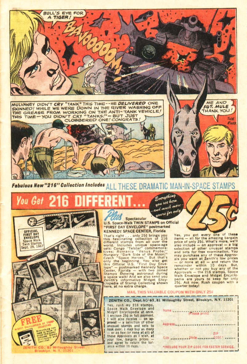 Read online Star Spangled War Stories (1952) comic -  Issue #136 - 27