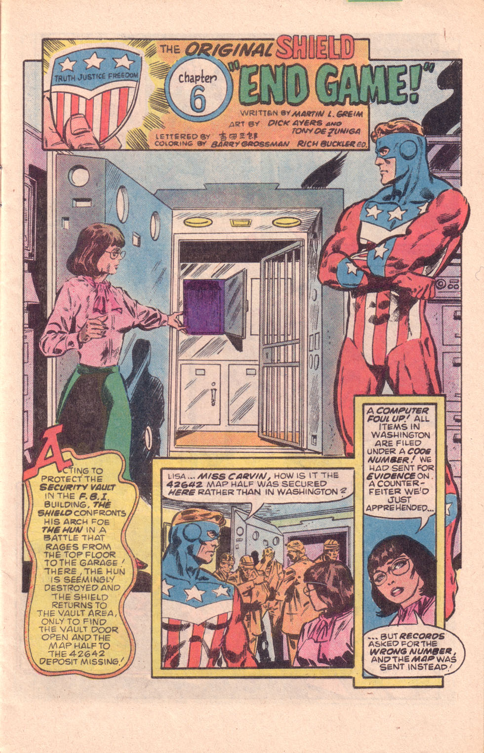 Read online The Original Shield comic -  Issue #1 - 5