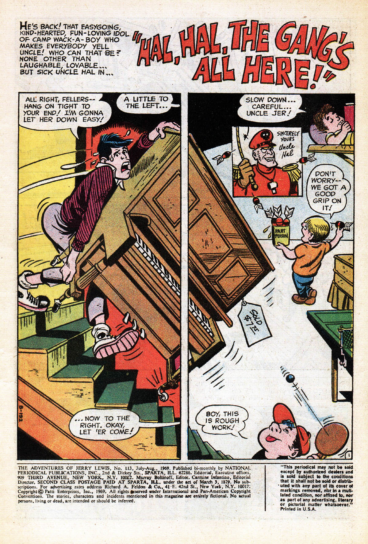Read online The Adventures of Jerry Lewis comic -  Issue #113 - 3