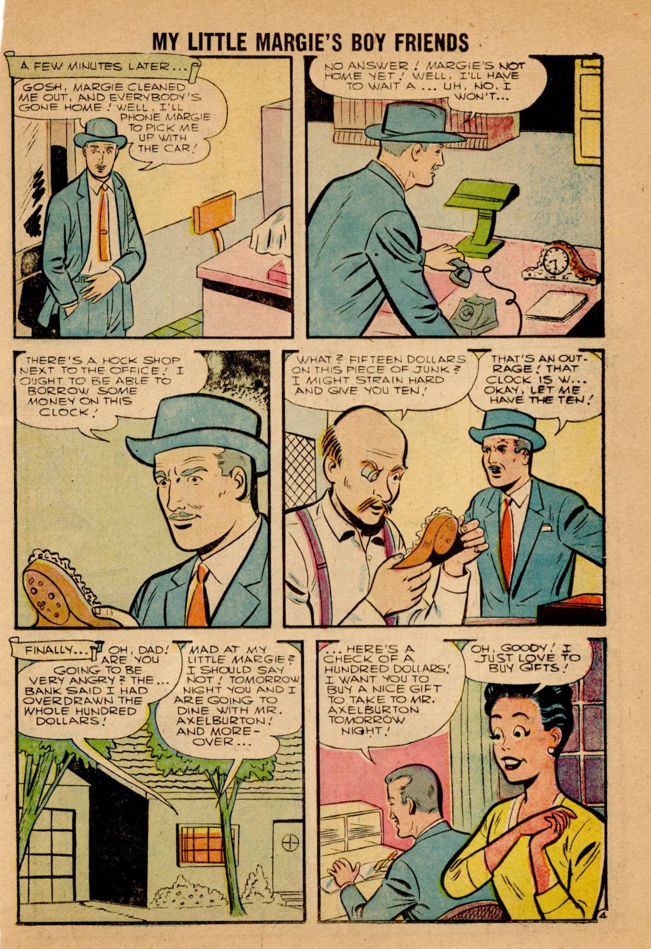 Read online My Little Margie's Boy Friends comic -  Issue #5 - 15