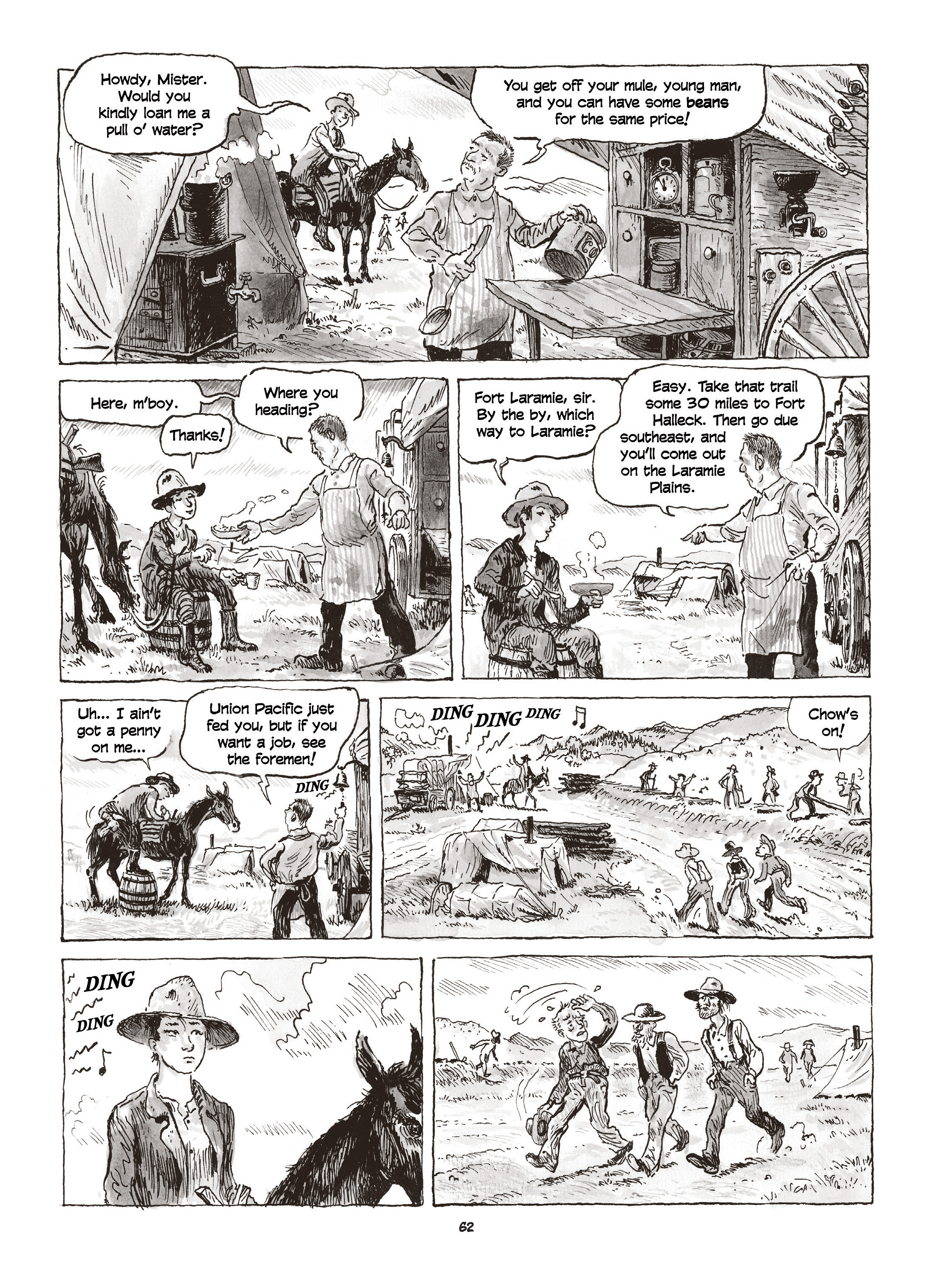Read online Calamity Jane: The Calamitous Life of Martha Jane Cannary comic -  Issue # TPB (Part 1) - 62