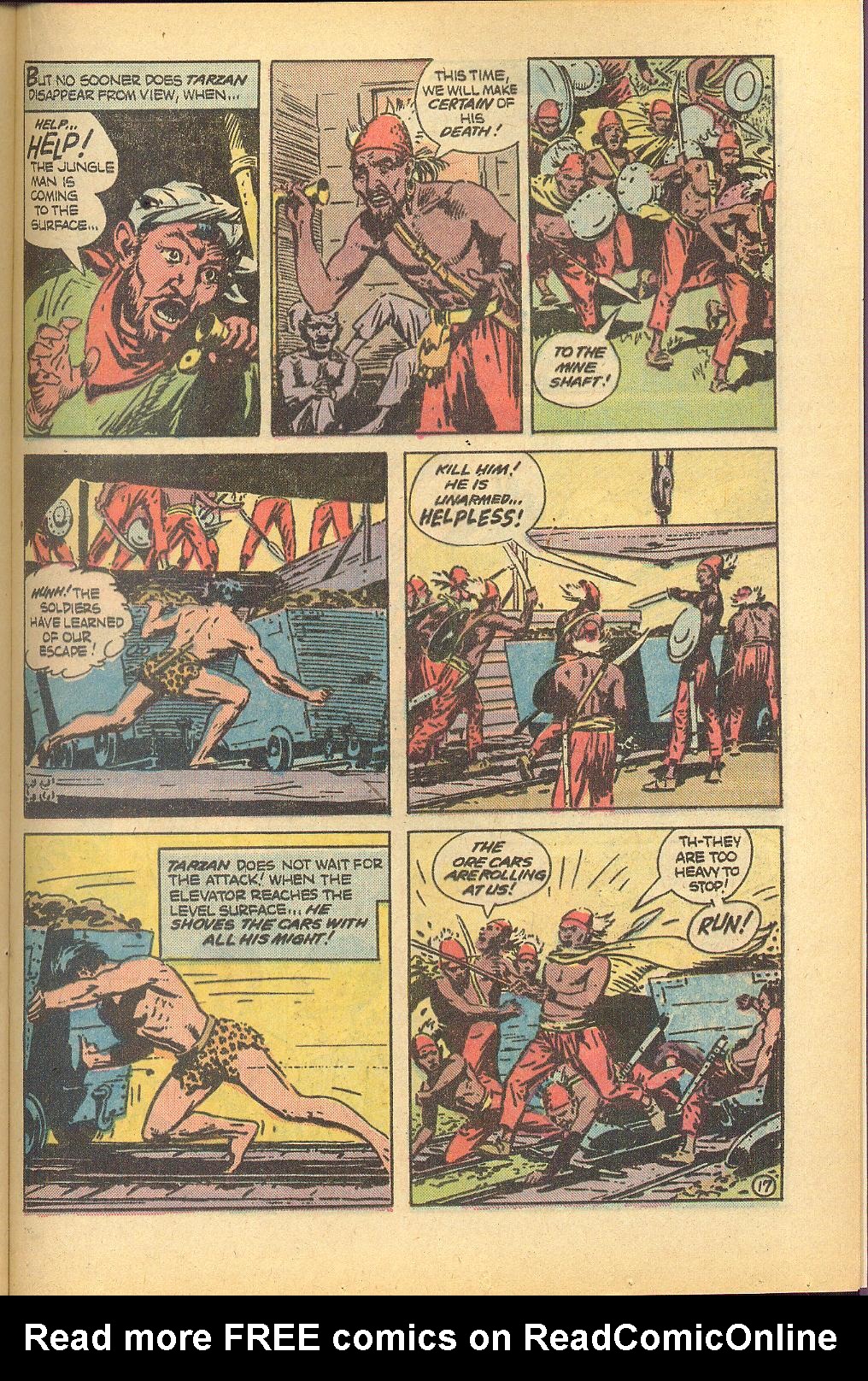 Read online Tarzan (1972) comic -  Issue #215 - 21