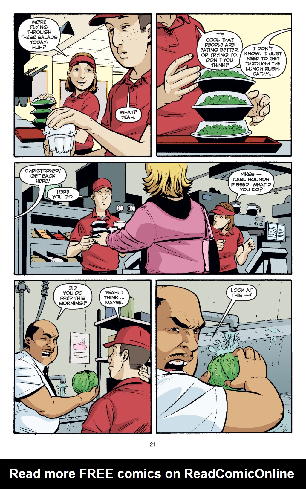 Read online Supersized: Strange Tales from a Fast-Food Culture comic -  Issue # TPB - 22