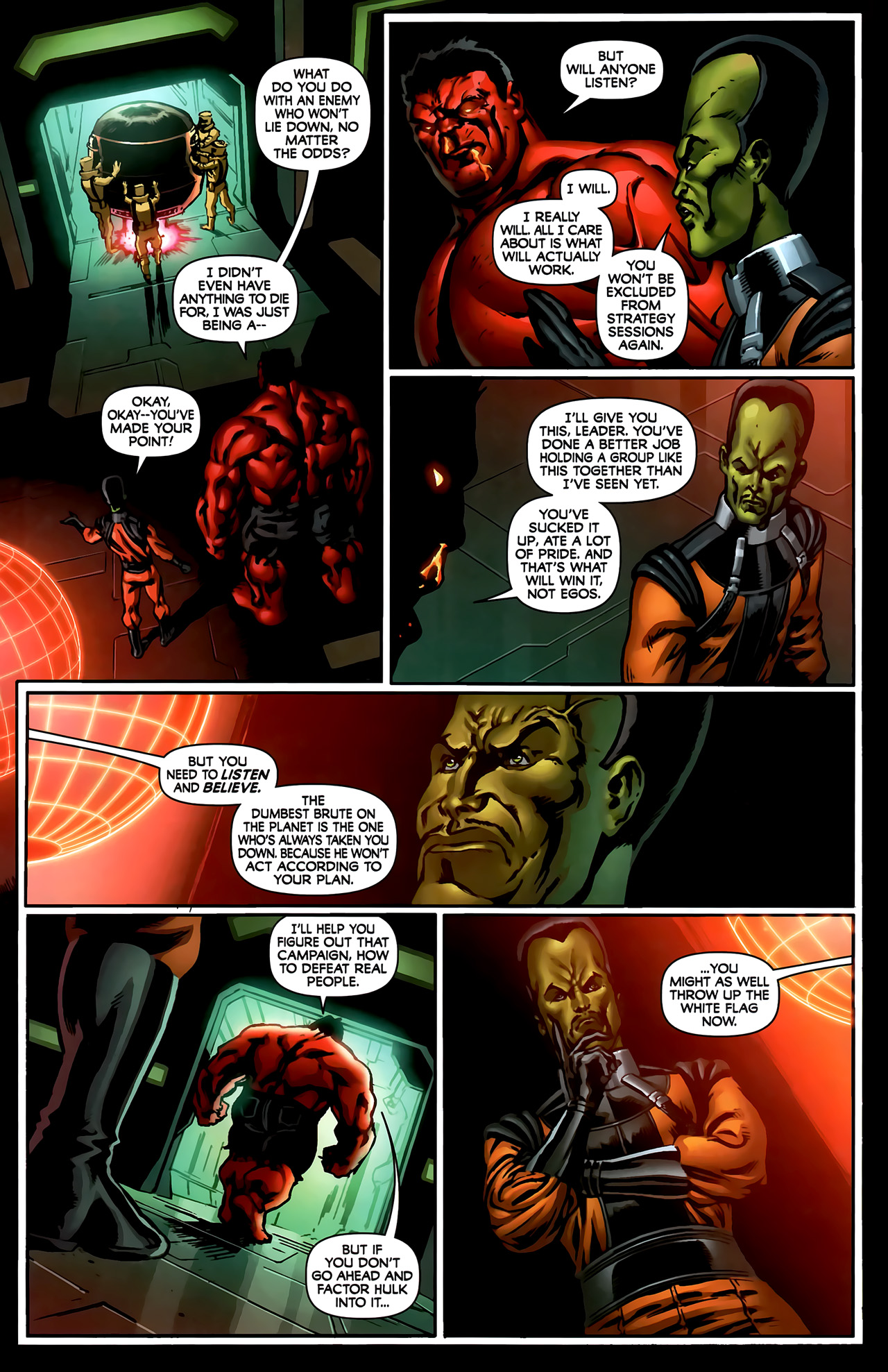 Read online Fall of the Hulks: Red Hulk comic -  Issue #4 - 10