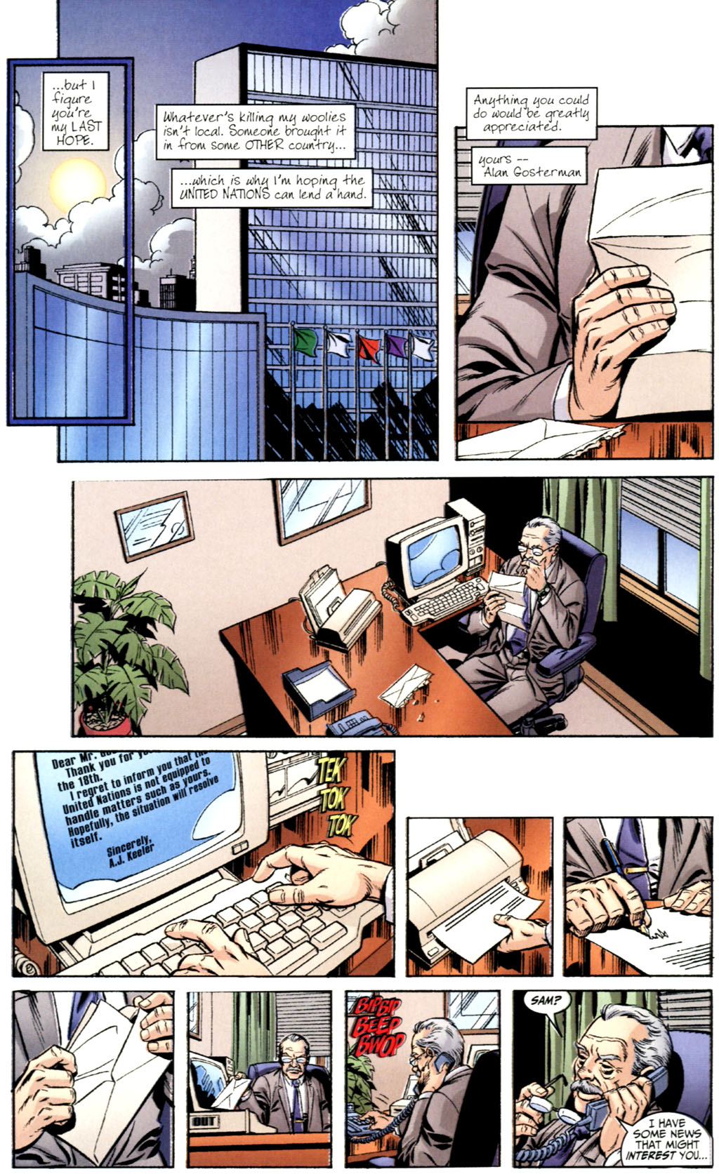 Read online Section Zero comic -  Issue #1 - 5