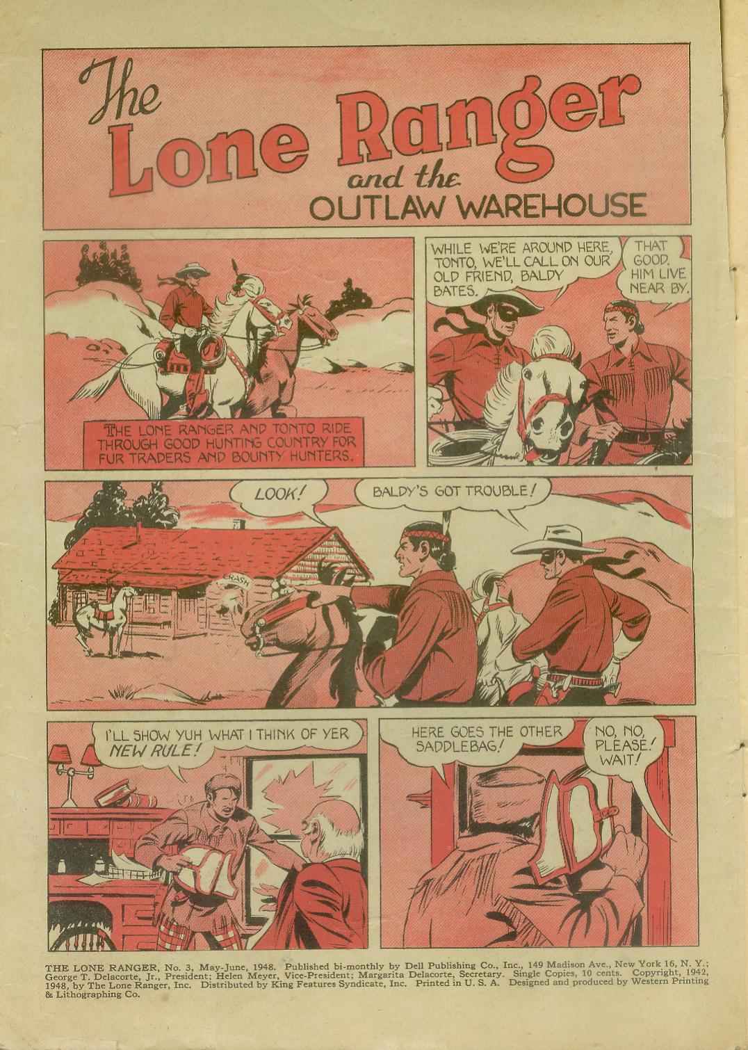 Read online The Lone Ranger (1948) comic -  Issue #3 - 2