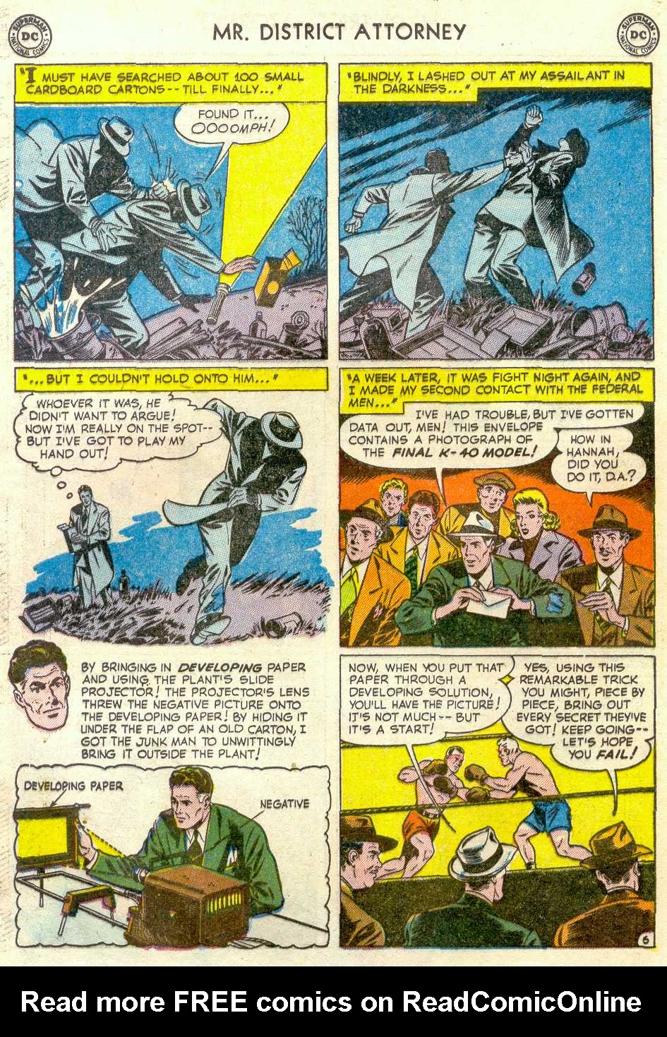 Read online Mr. District Attorney comic -  Issue #22 - 46