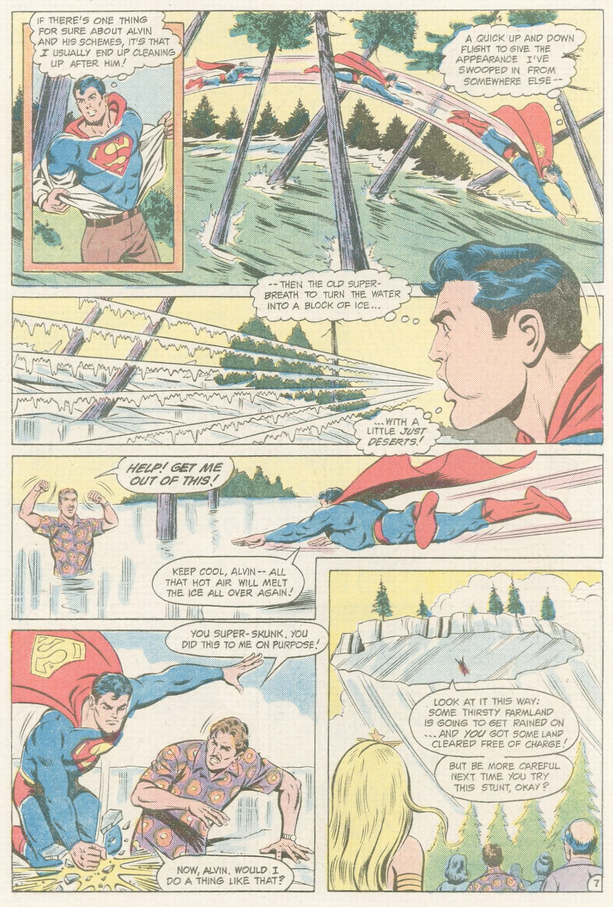 Read online Action Comics (1938) comic -  Issue #567 - 8