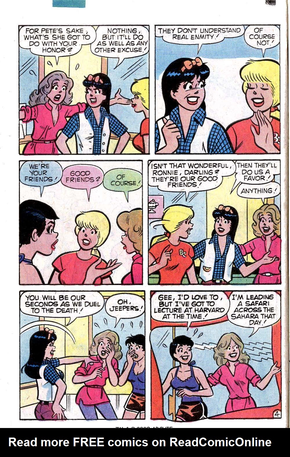 Read online Archie's Girls Betty and Veronica comic -  Issue #285 - 6