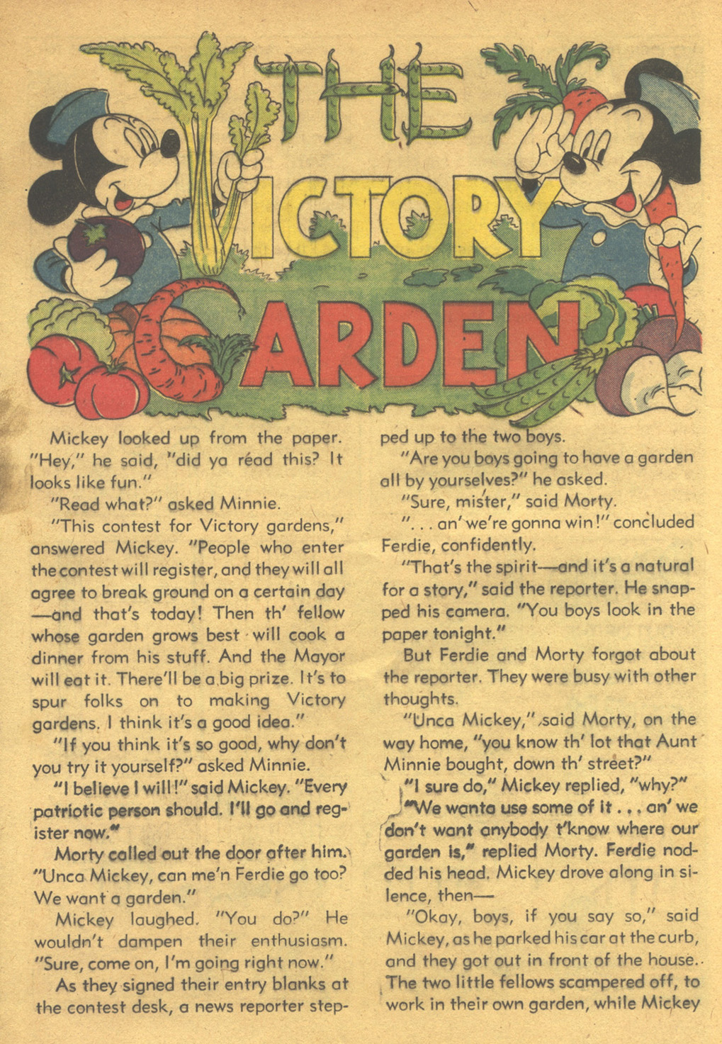 Read online Walt Disney's Comics and Stories comic -  Issue #44 - 34