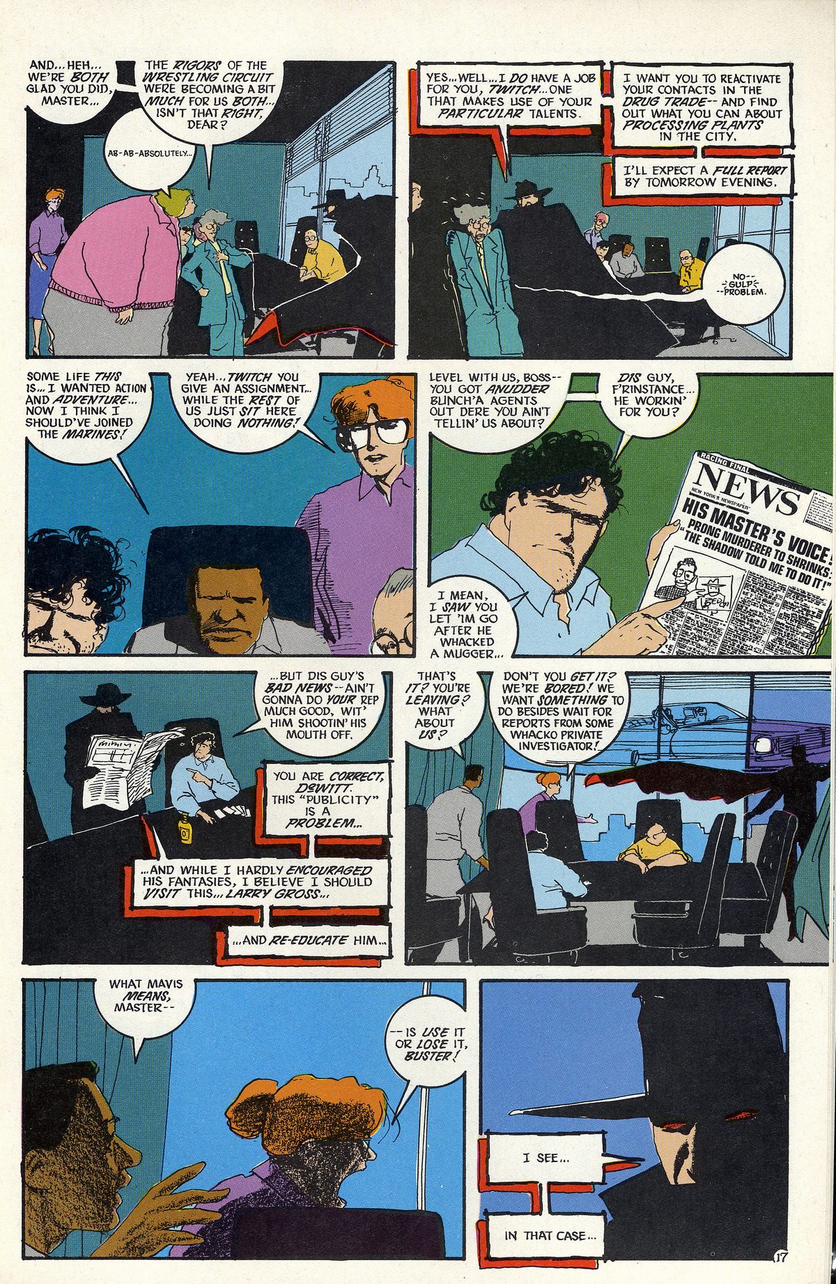 Read online The Shadow (1987) comic -  Issue #10 - 21