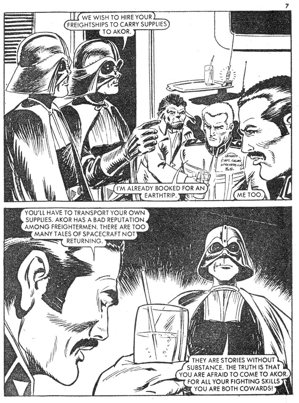 Read online Starblazer comic -  Issue #6 - 7