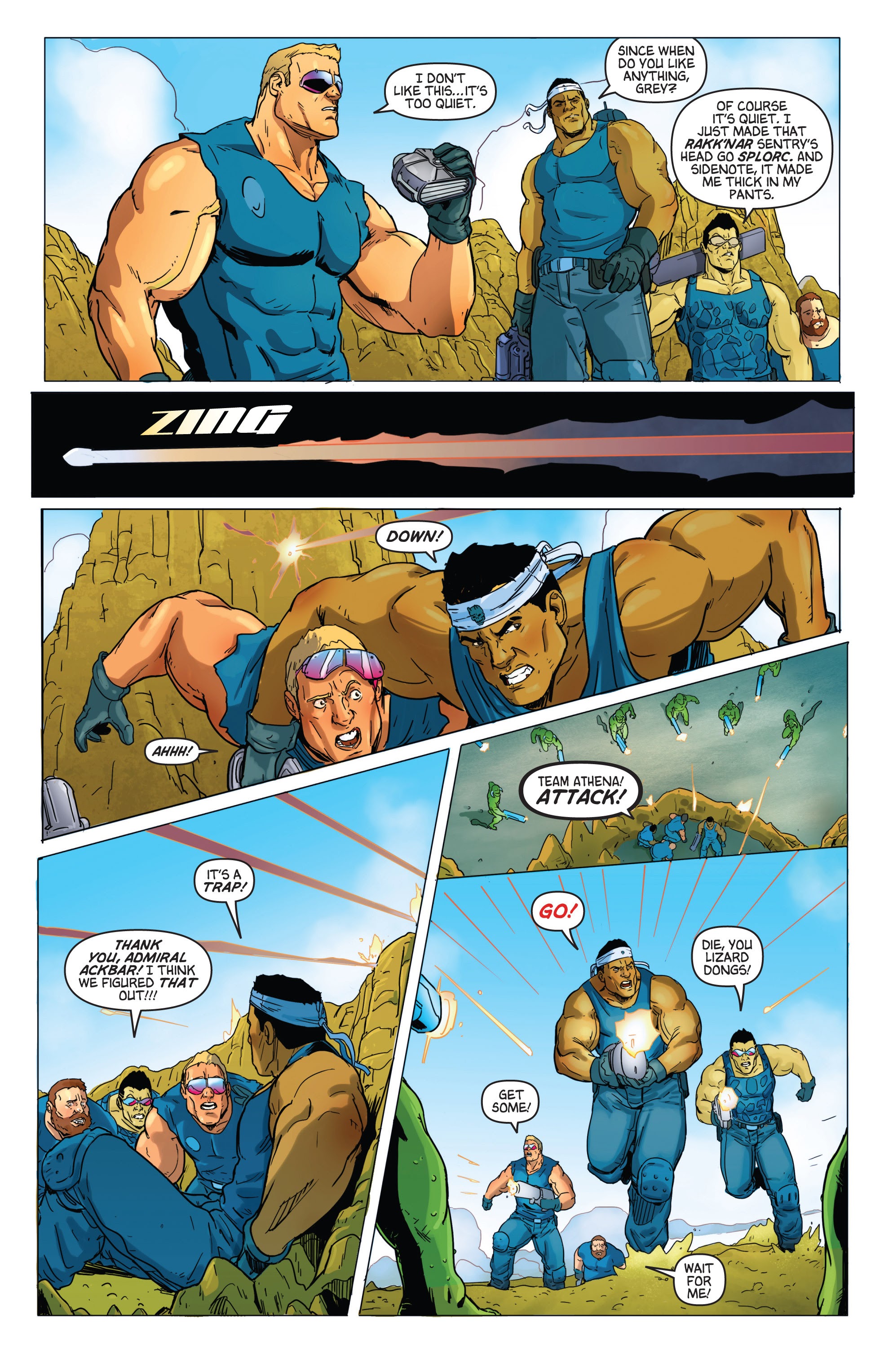 Read online Aliens vs. Parker comic -  Issue #1 - 4