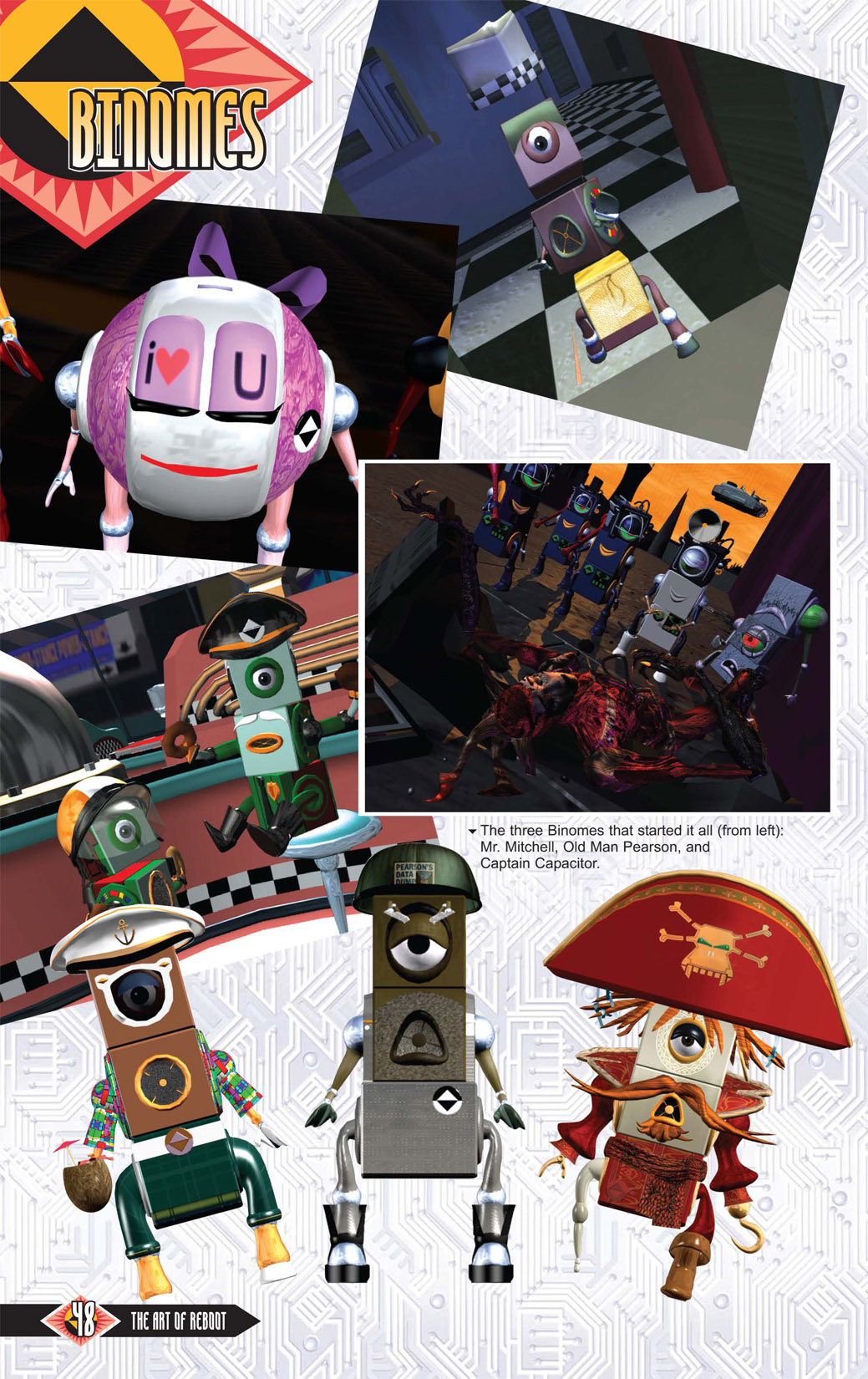 Read online The Art of Reboot comic -  Issue # TPB - 47