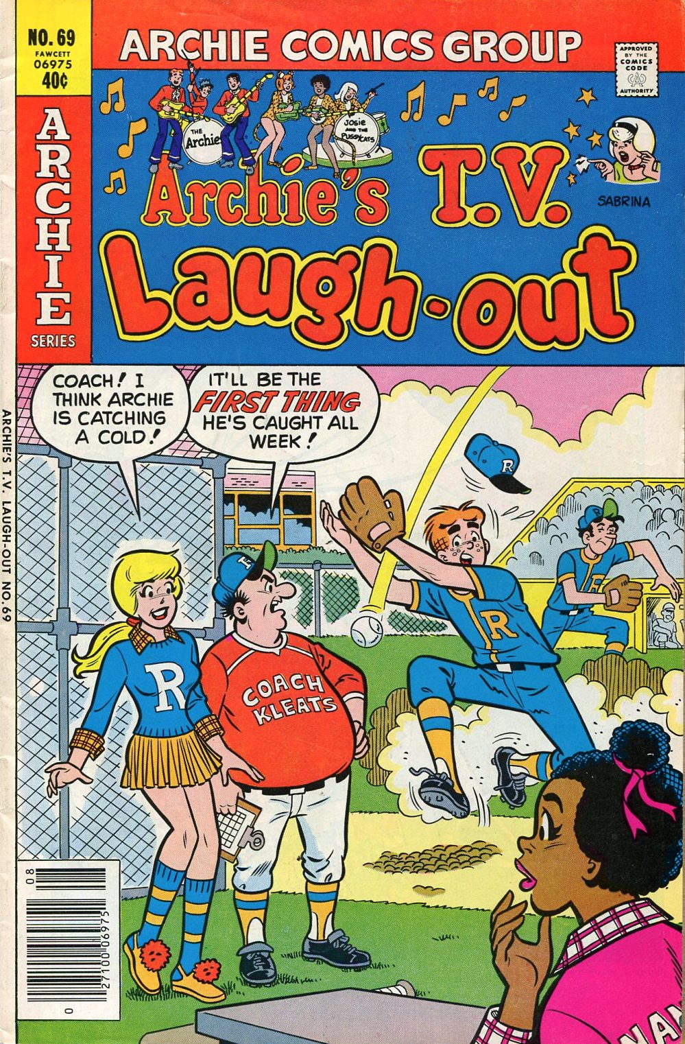 Read online Archie's TV Laugh-Out comic -  Issue #69 - 1