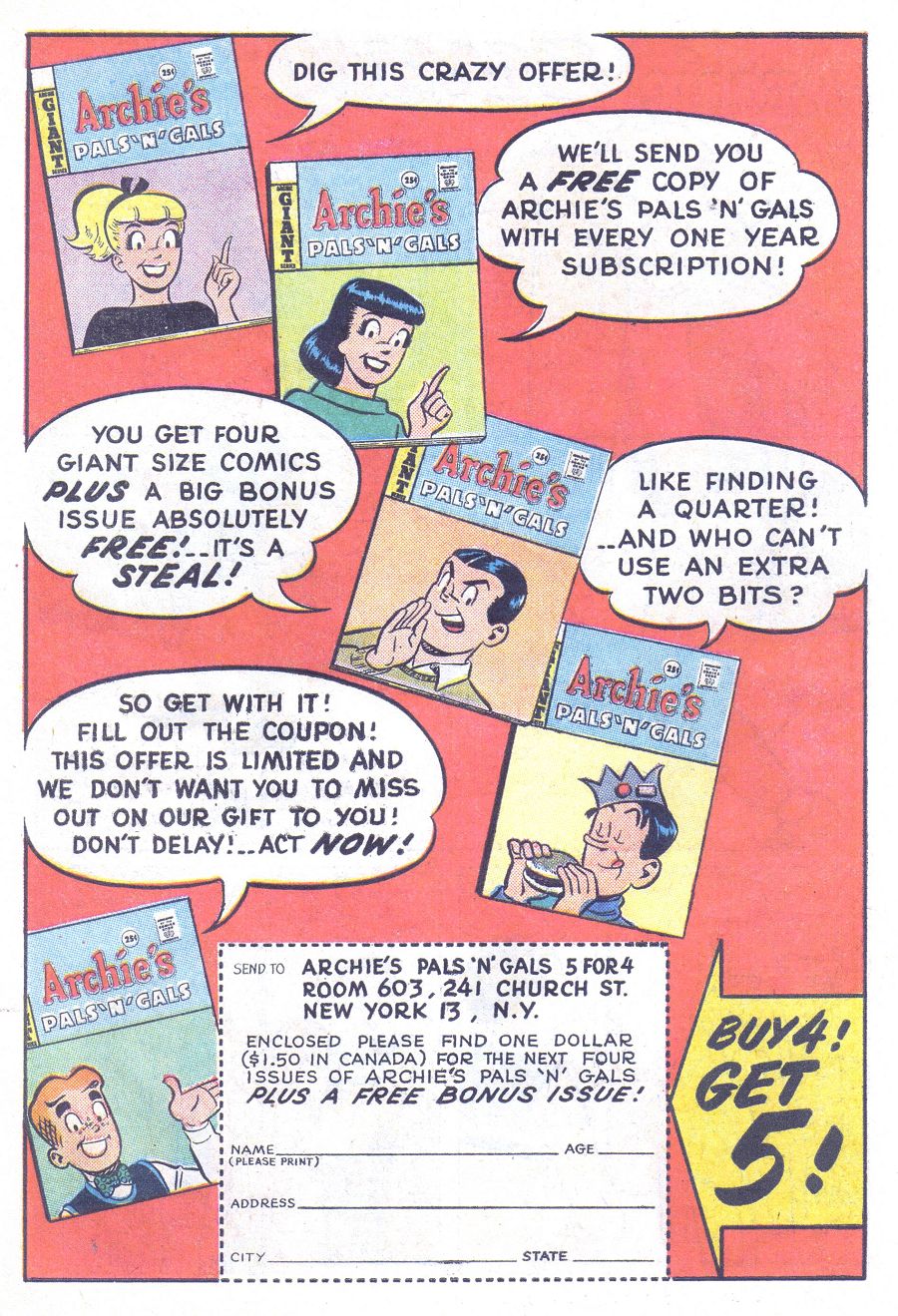 Read online Archie (1960) comic -  Issue #144 - 19