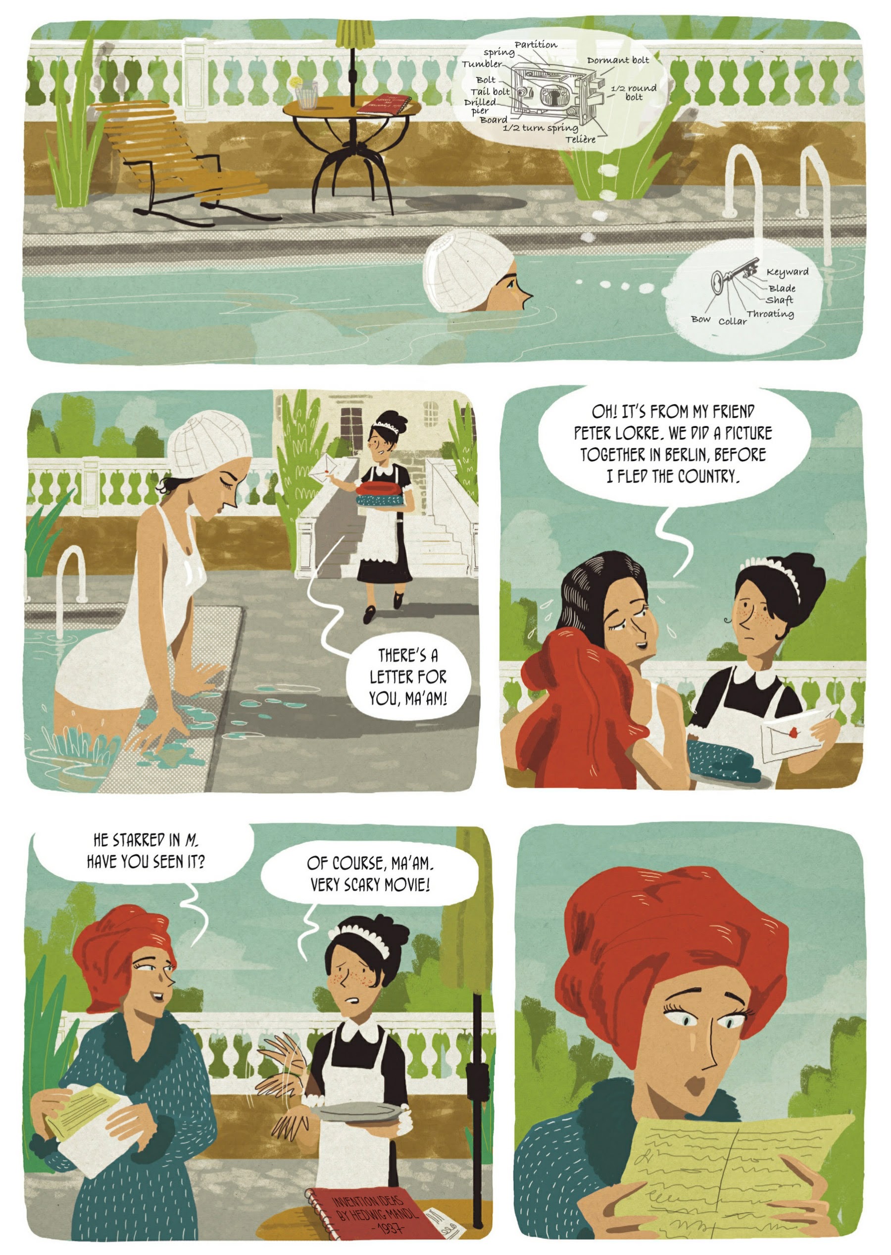 Read online Hedy Lamarr: An Incredible Life comic -  Issue # TPB (Part 1) - 65