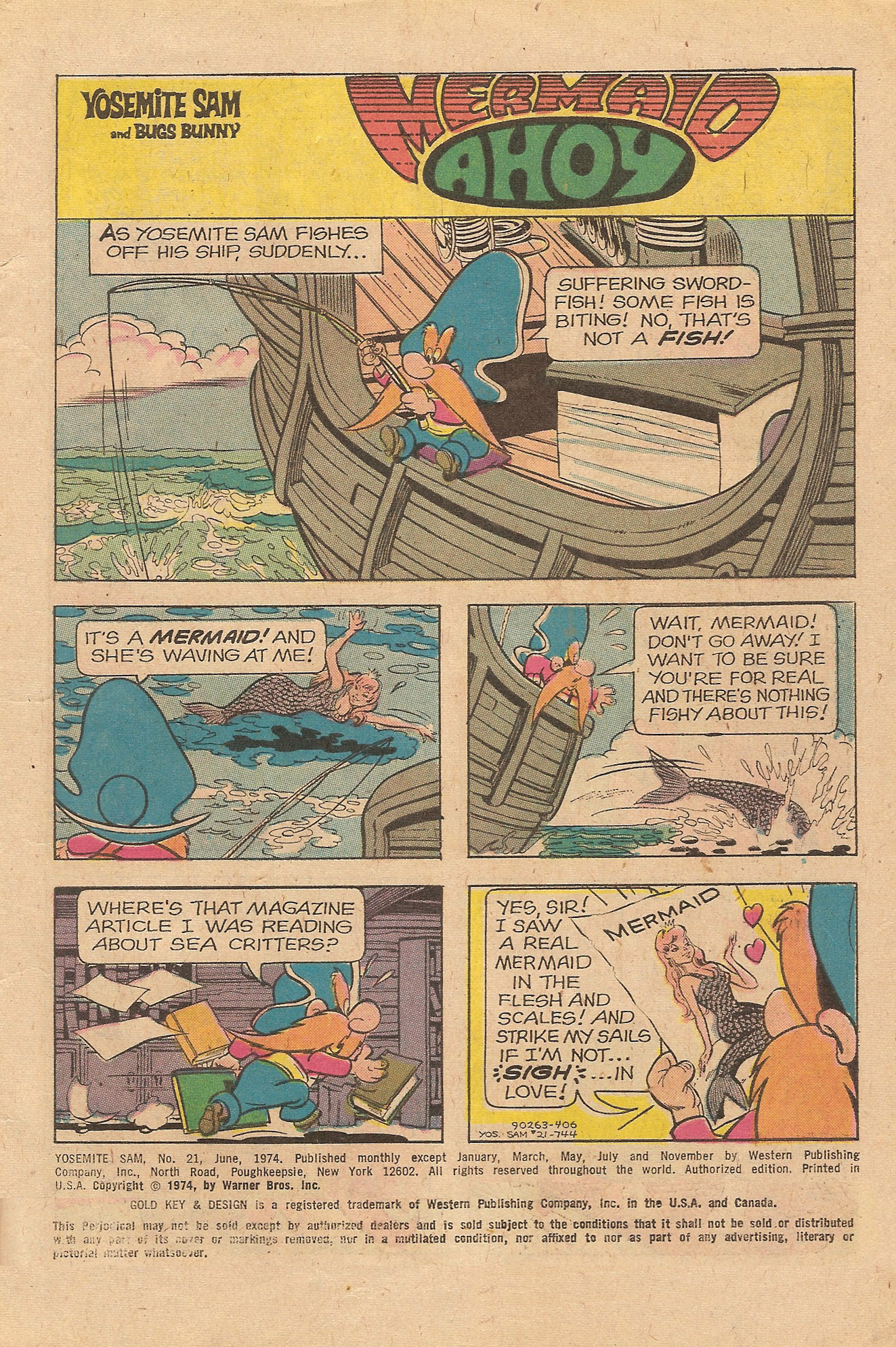 Read online Yosemite Sam and Bugs Bunny comic -  Issue #21 - 3