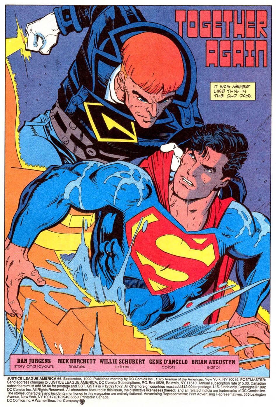 Read online Justice League America comic -  Issue #66 - 2