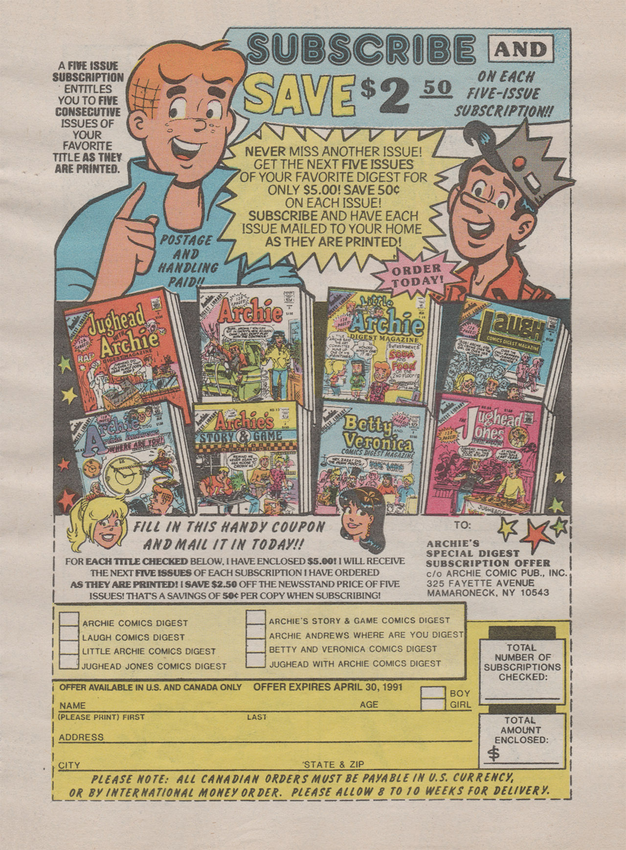 Read online Jughead with Archie Digest Magazine comic -  Issue #102 - 106