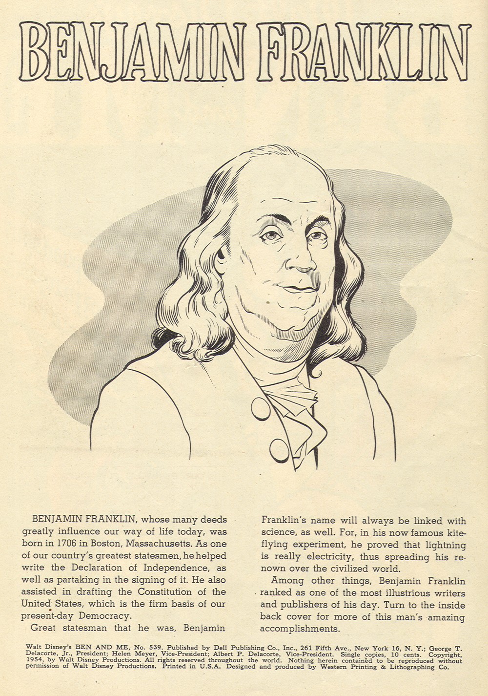 Read online Four Color Comics comic -  Issue #539 - 2