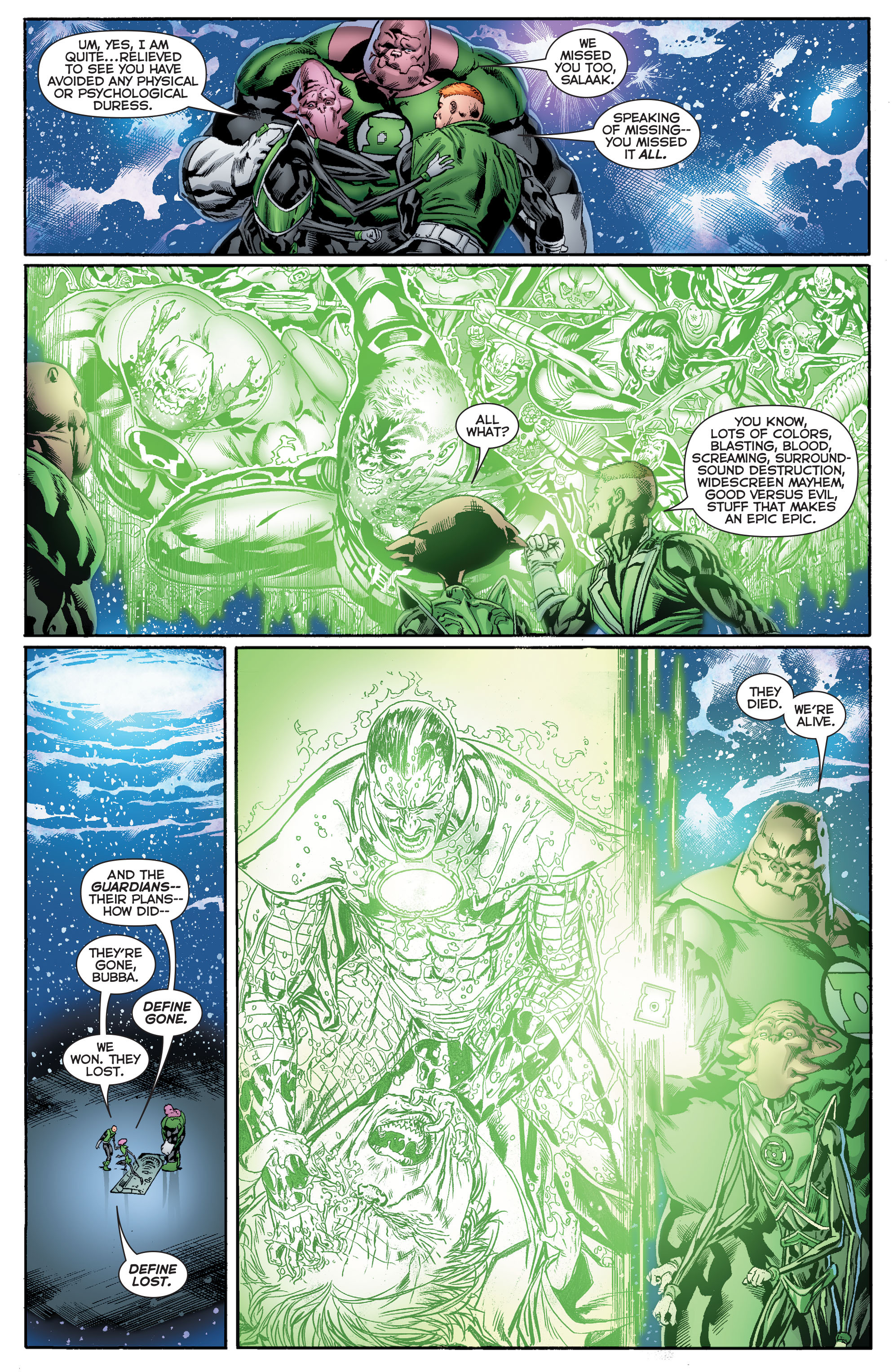 Read online Green Lantern: The Wrath of the First Lantern comic -  Issue # TPB - 322
