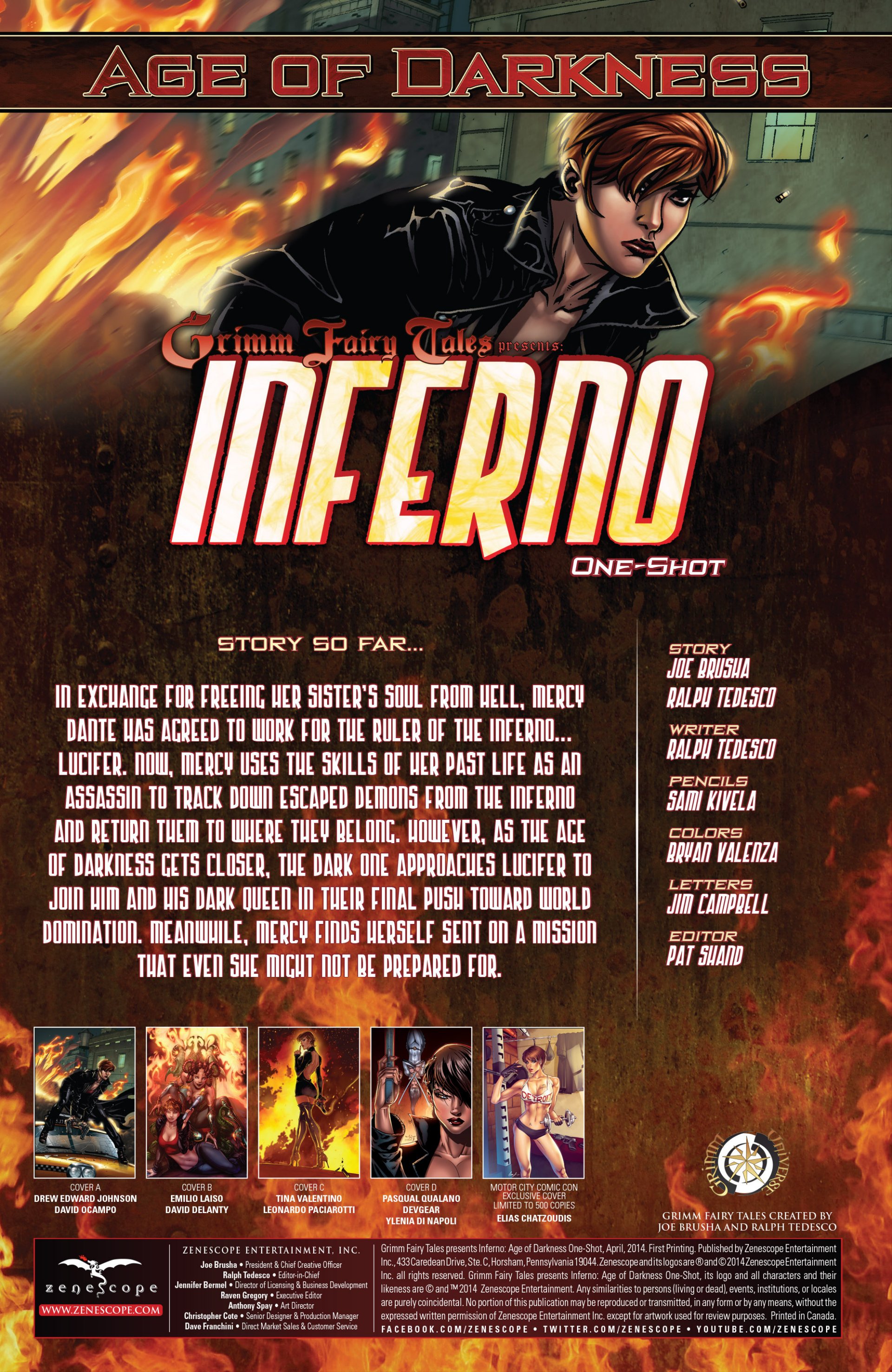 Read online Grimm Fairy Tales presents Inferno: Age of Darkness comic -  Issue # Full - 2