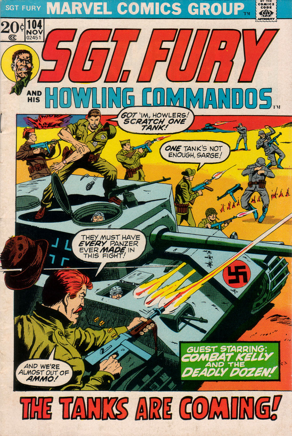 Read online Sgt. Fury comic -  Issue #104 - 1
