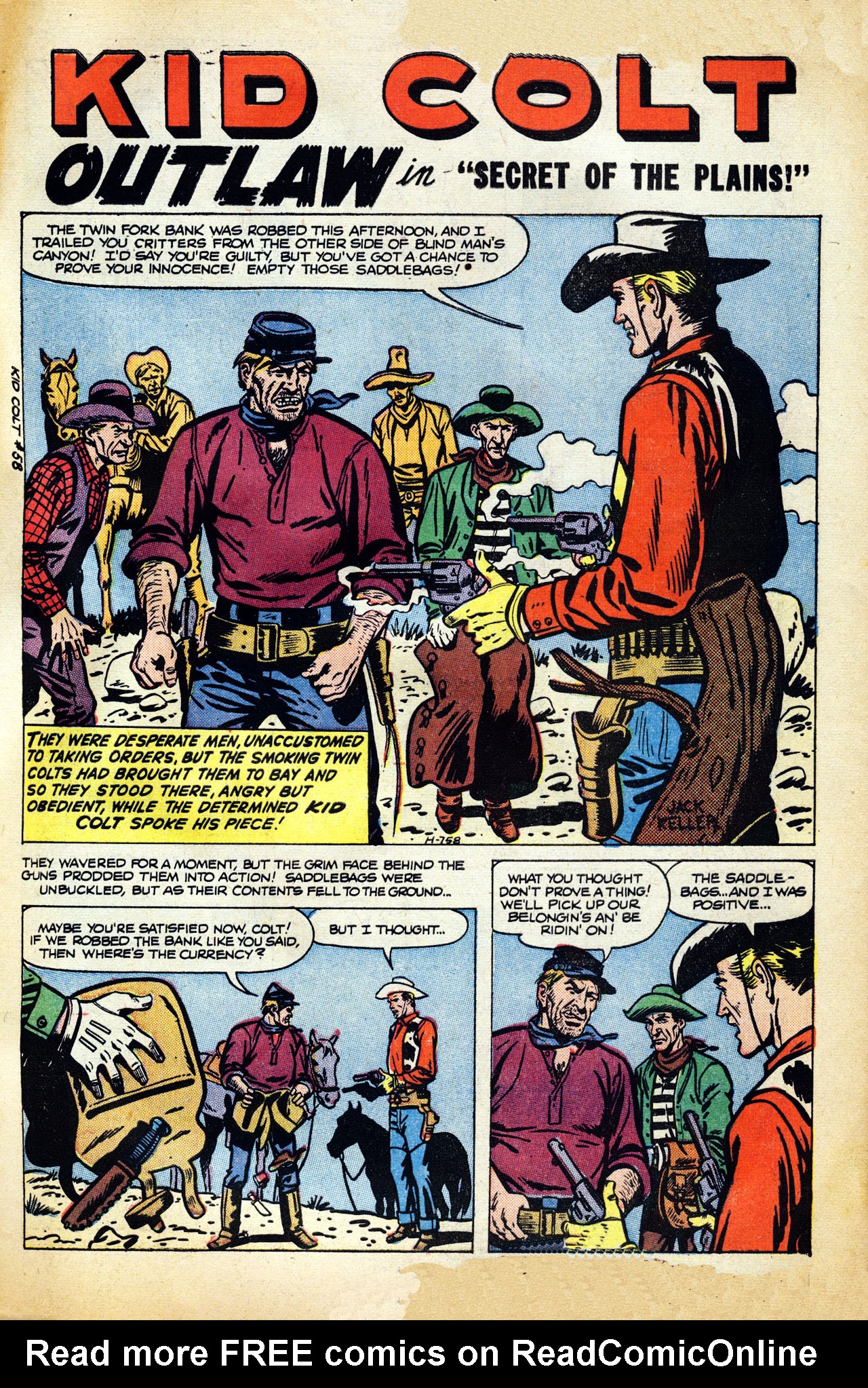 Read online Kid Colt Outlaw comic -  Issue #58 - 3