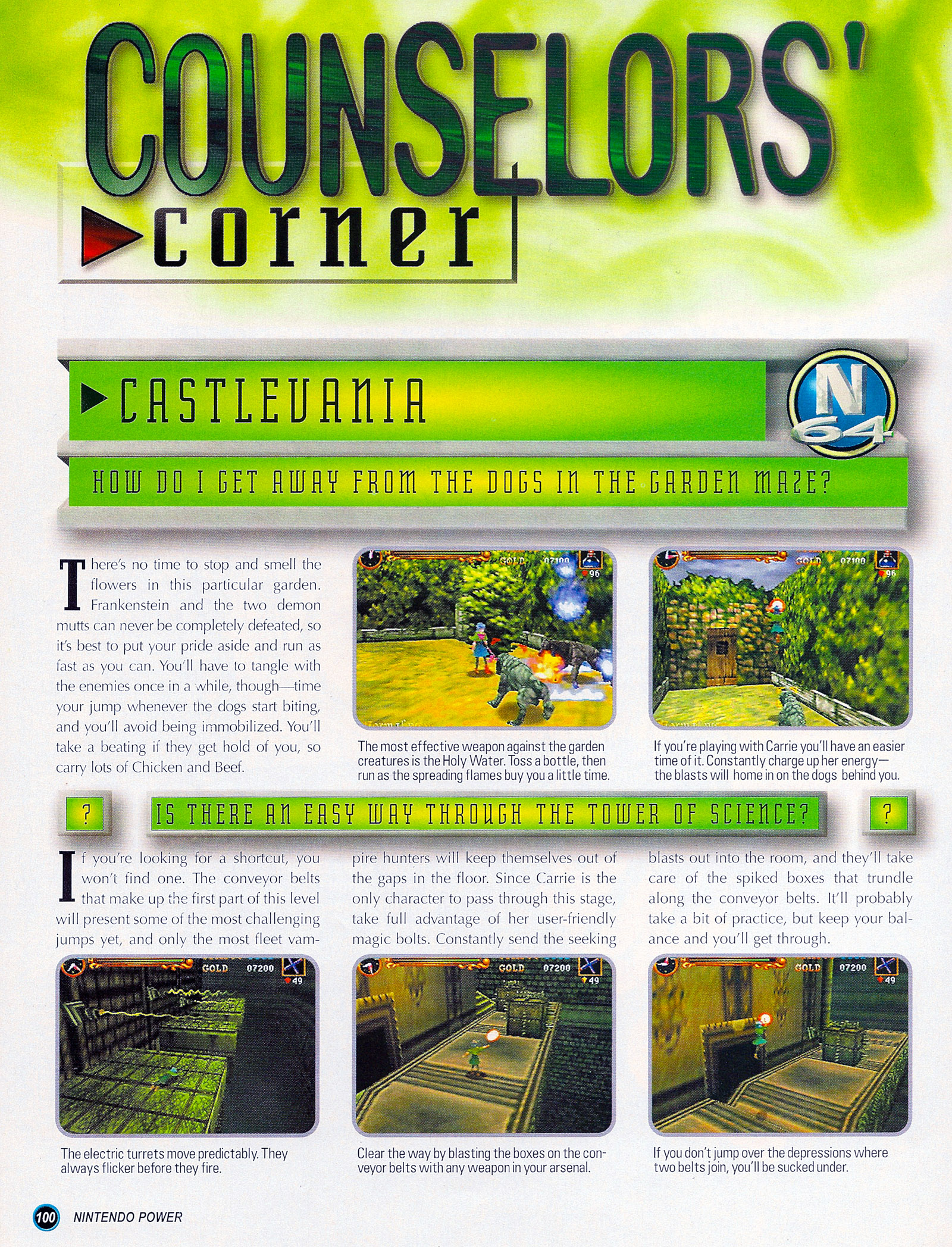 Read online Nintendo Power comic -  Issue #122 - 110