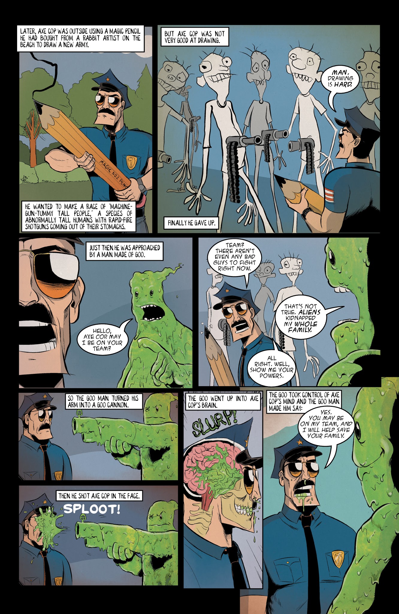 Read online Axe Cop comic -  Issue # TPB 4 - 12