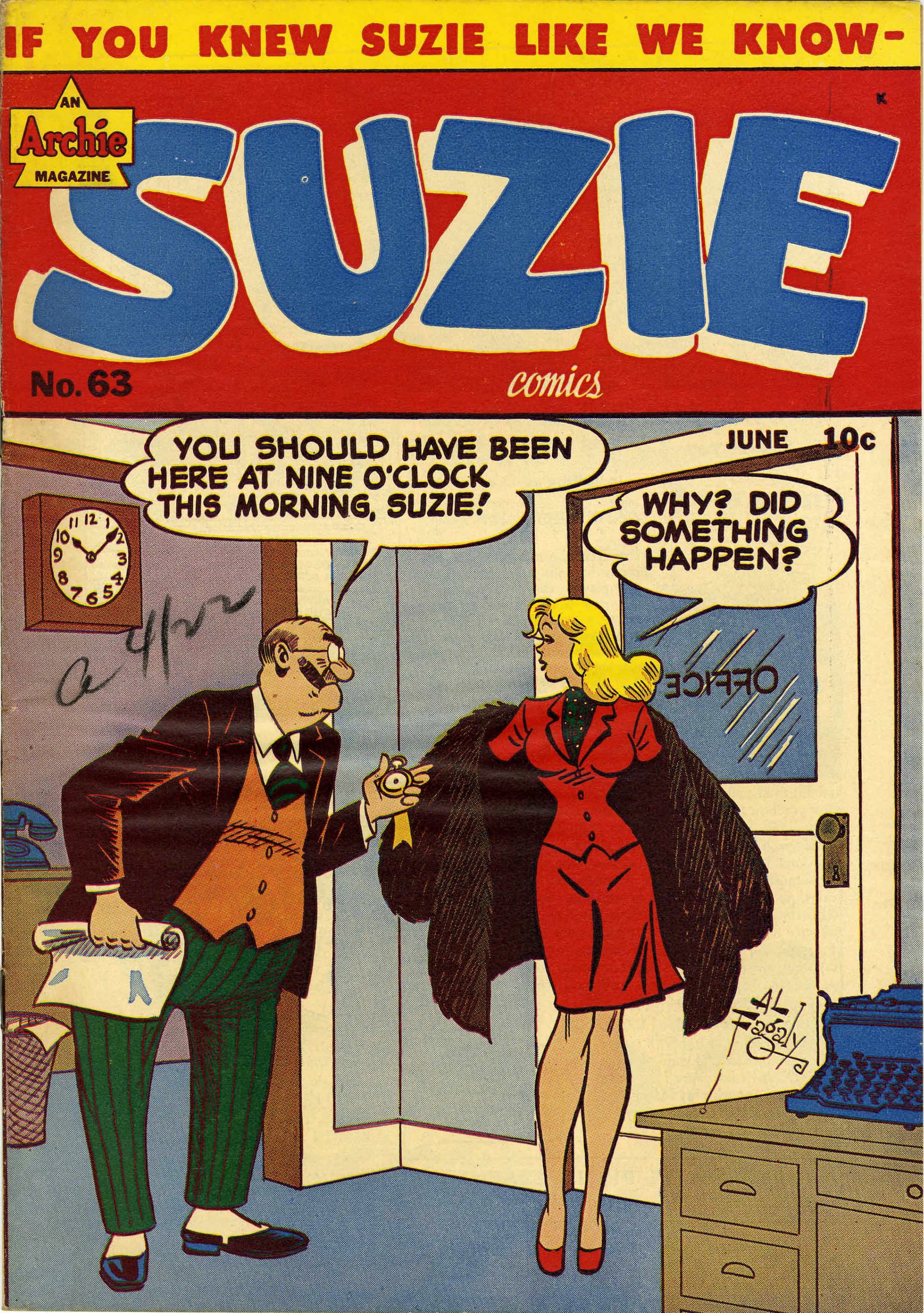 Read online Suzie Comics comic -  Issue #63 - 1