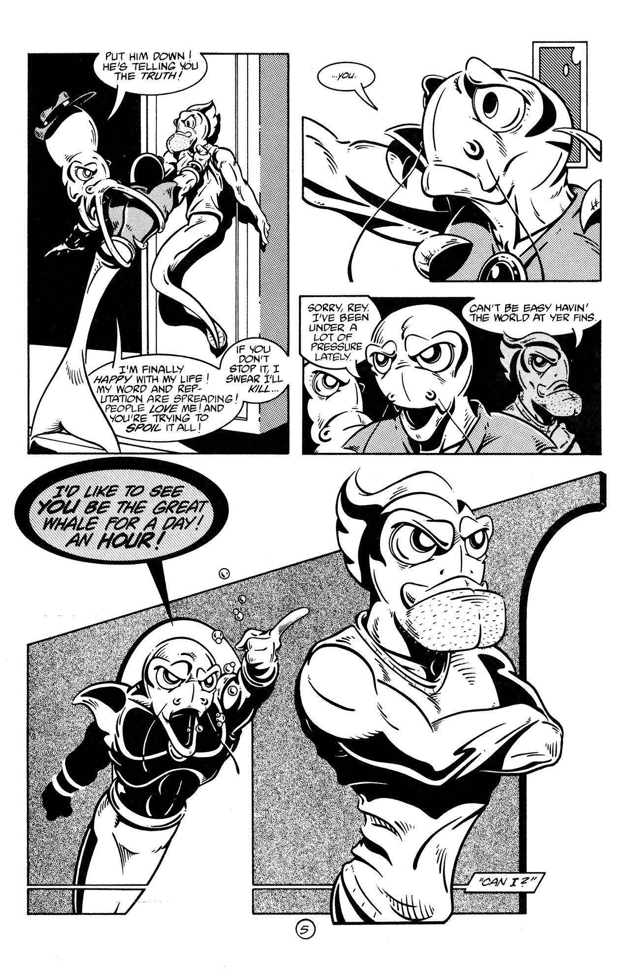Read online The Fish Police comic -  Issue #24 - 7