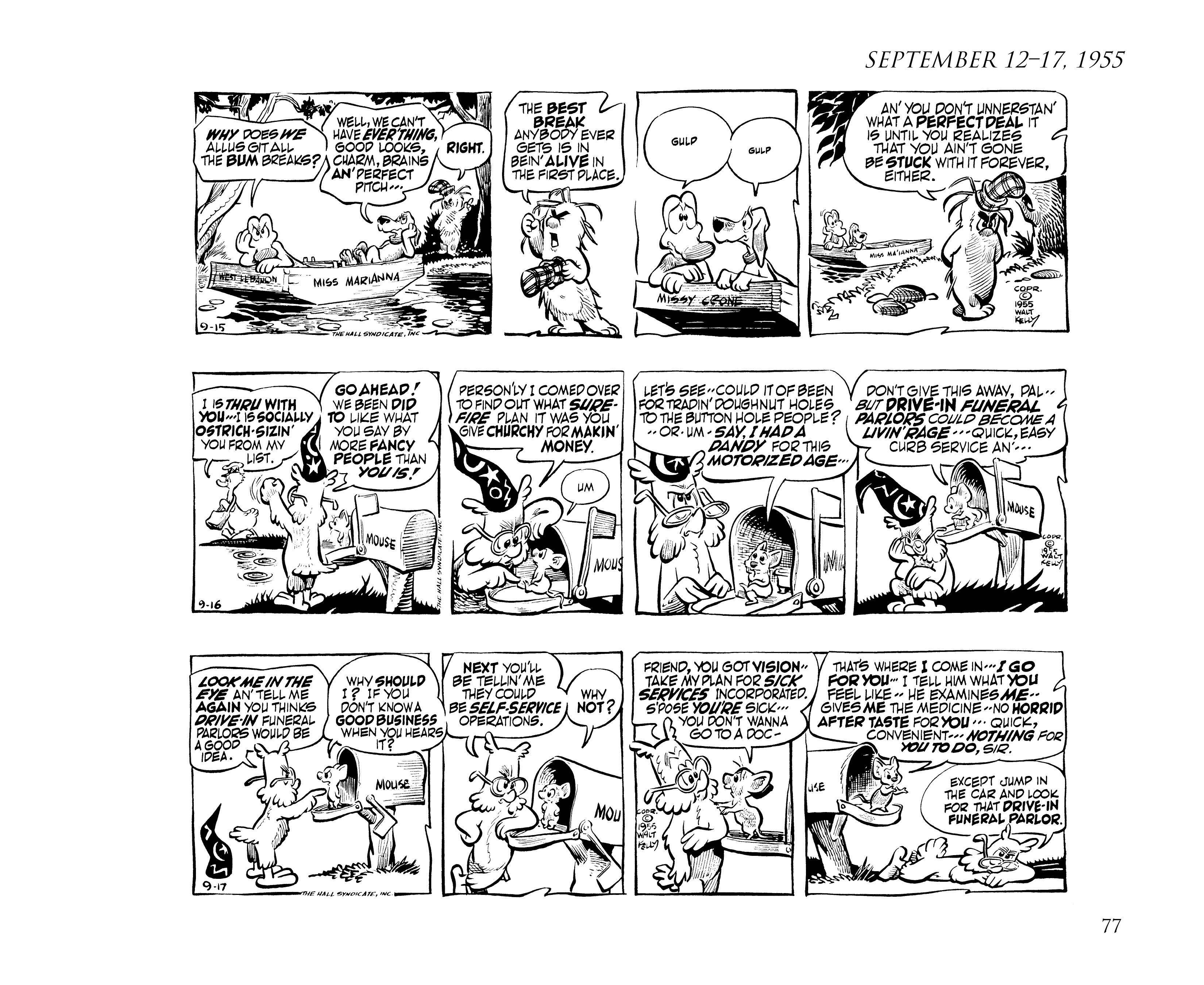 Read online Pogo by Walt Kelly: The Complete Syndicated Comic Strips comic -  Issue # TPB 4 (Part 1) - 89