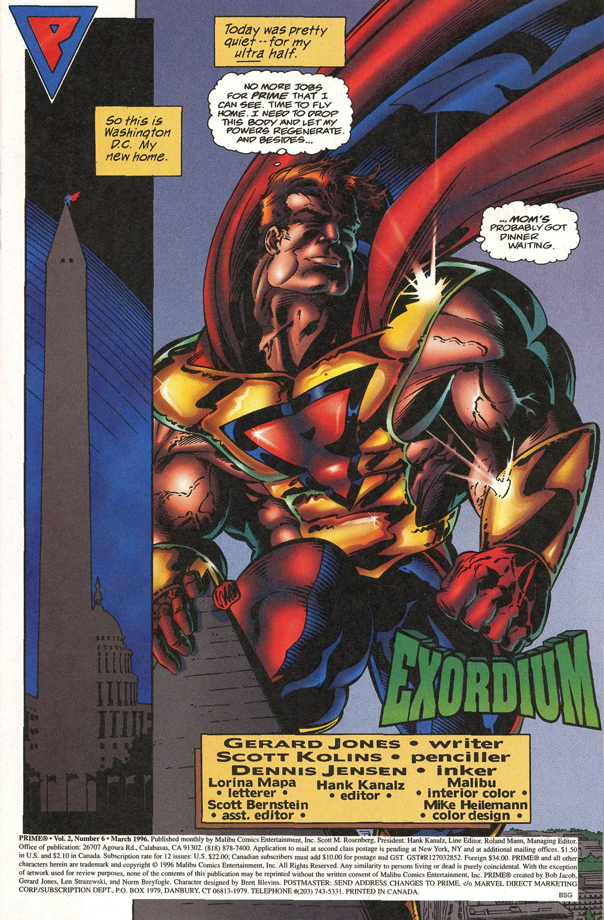 Read online Prime (1995) comic -  Issue #6 - 3