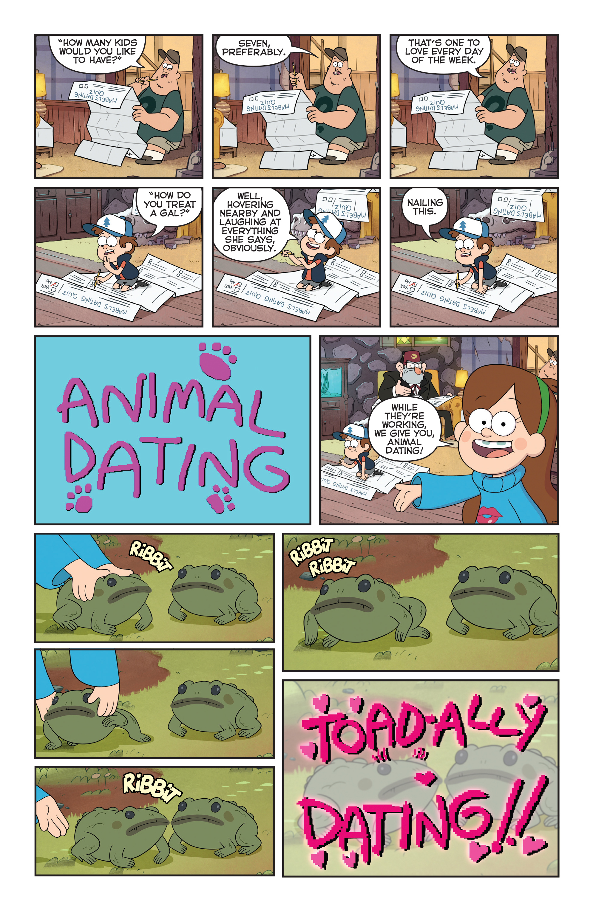 Read online Disney Gravity Falls Shorts Cinestory Comic comic -  Issue #1 - 16