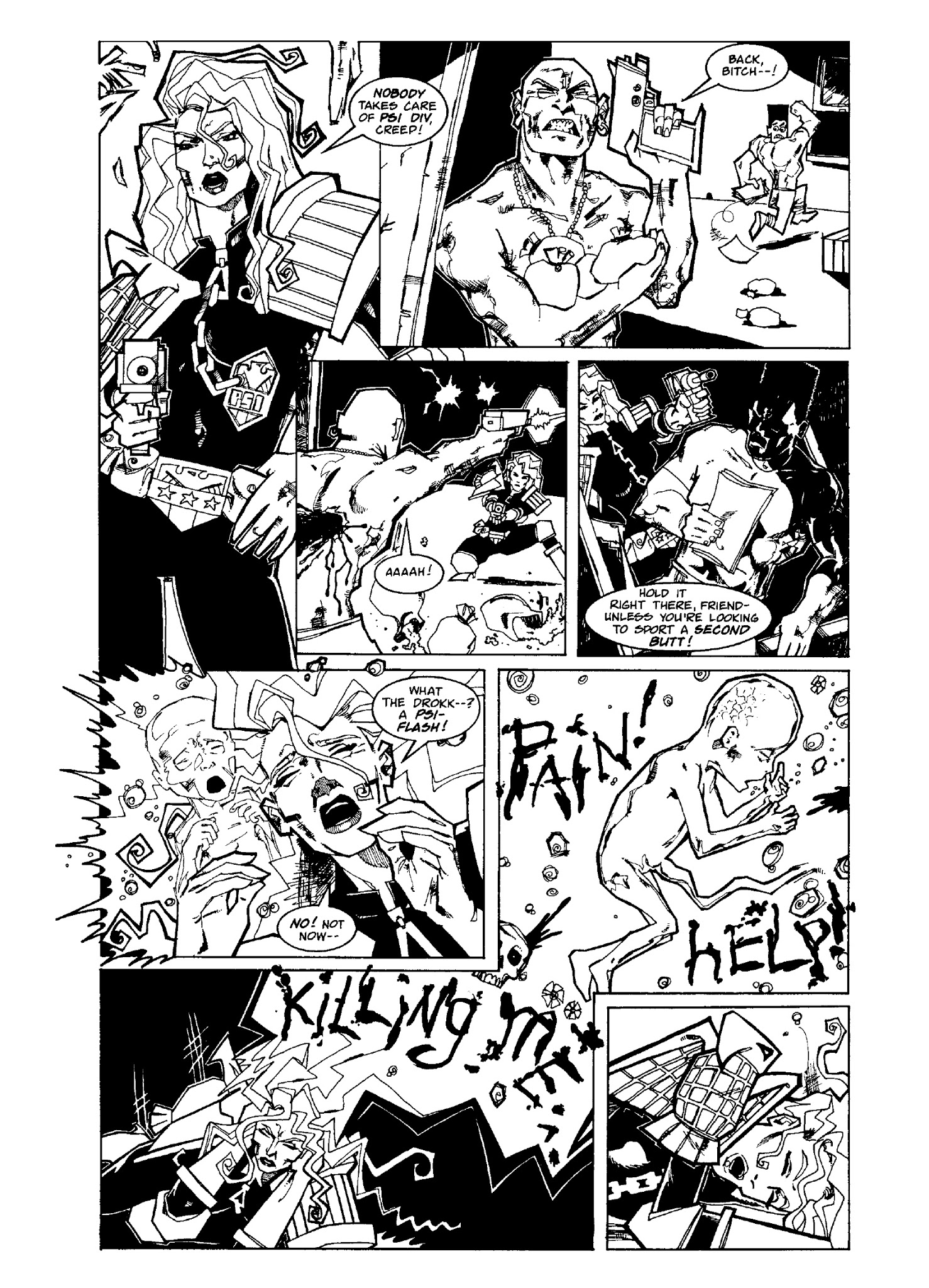 Read online Judge Anderson: The Psi Files comic -  Issue # TPB 4 - 274