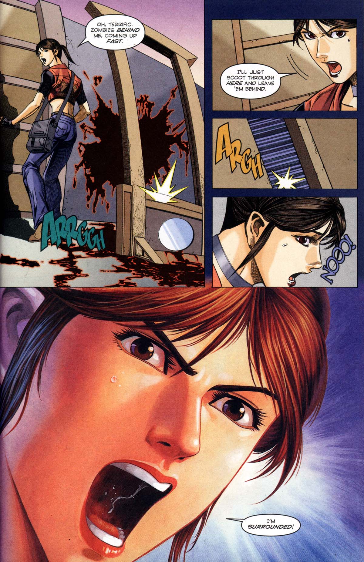 Read online Resident Evil Code: Veronica comic -  Issue #1 - 134